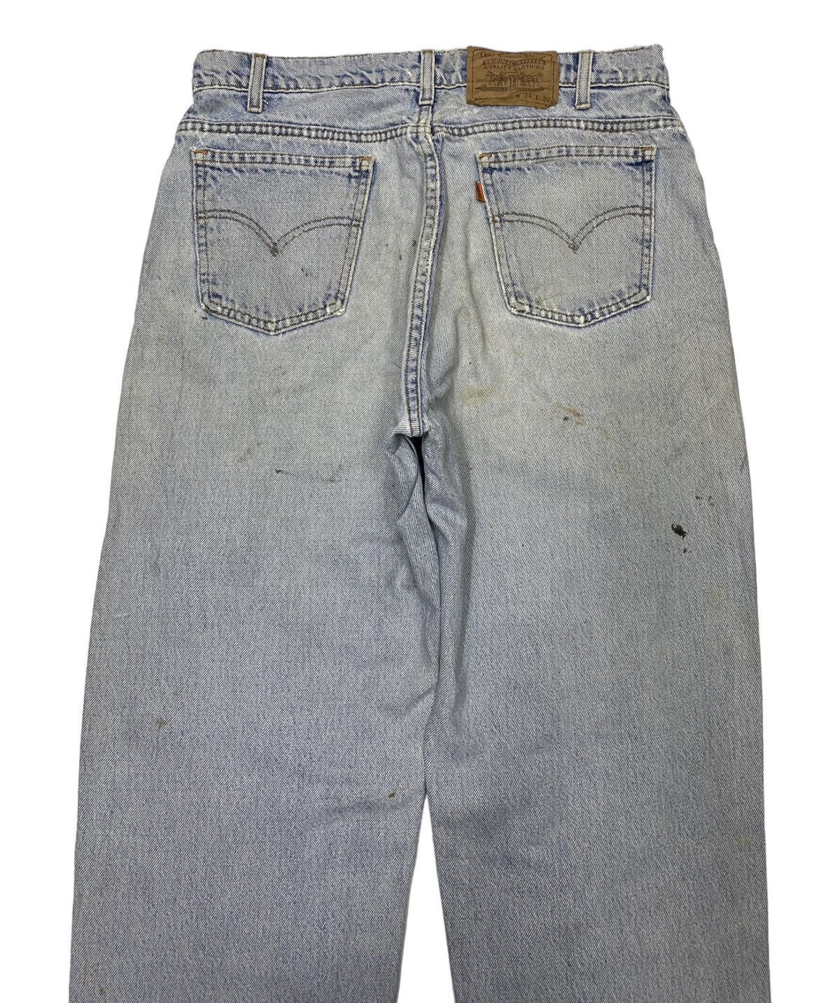 🔥LEVIS 560 ORANGE TAB THRASHED LOOSE FIT TAPERED LEG