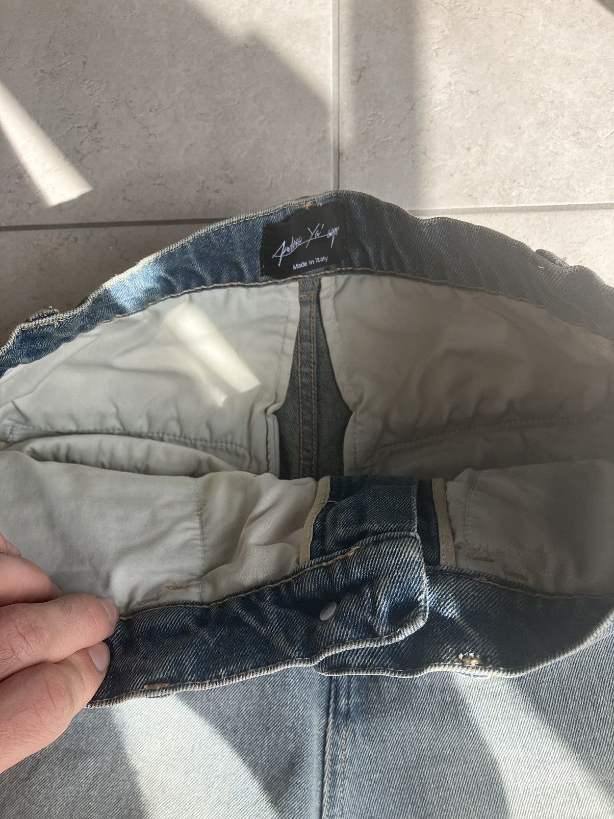 Andrea Ya'aqov Andrea Ya‘Aqov Faded wash baggy Jeans Size US 31 - 10 Thumbnail