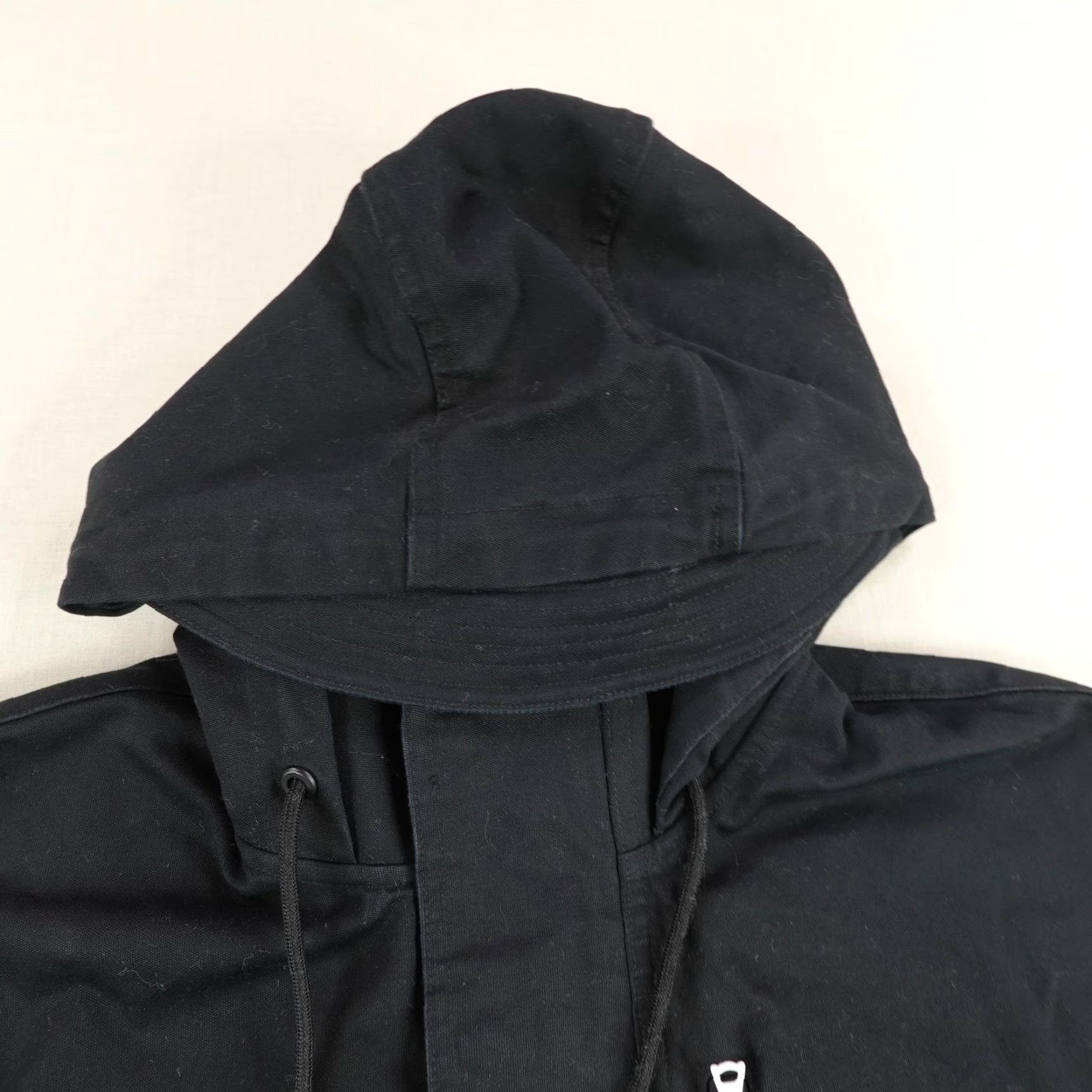 Nike Nike Jacket Women's Parka S Black Cotton Nylon Utility Military Tactical Hooded Size S / US 4 / IT 40 - 2 Thumbnail