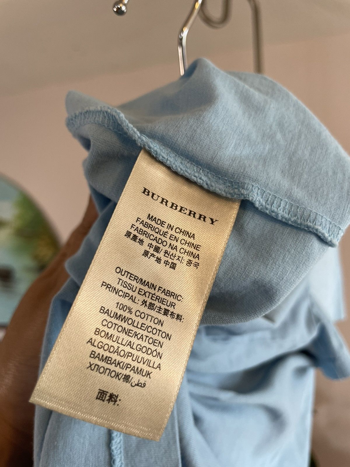 Burberry Vintage Burberry Logo Tee Size L / US 10 / IT 46 - 4 Thumbnail