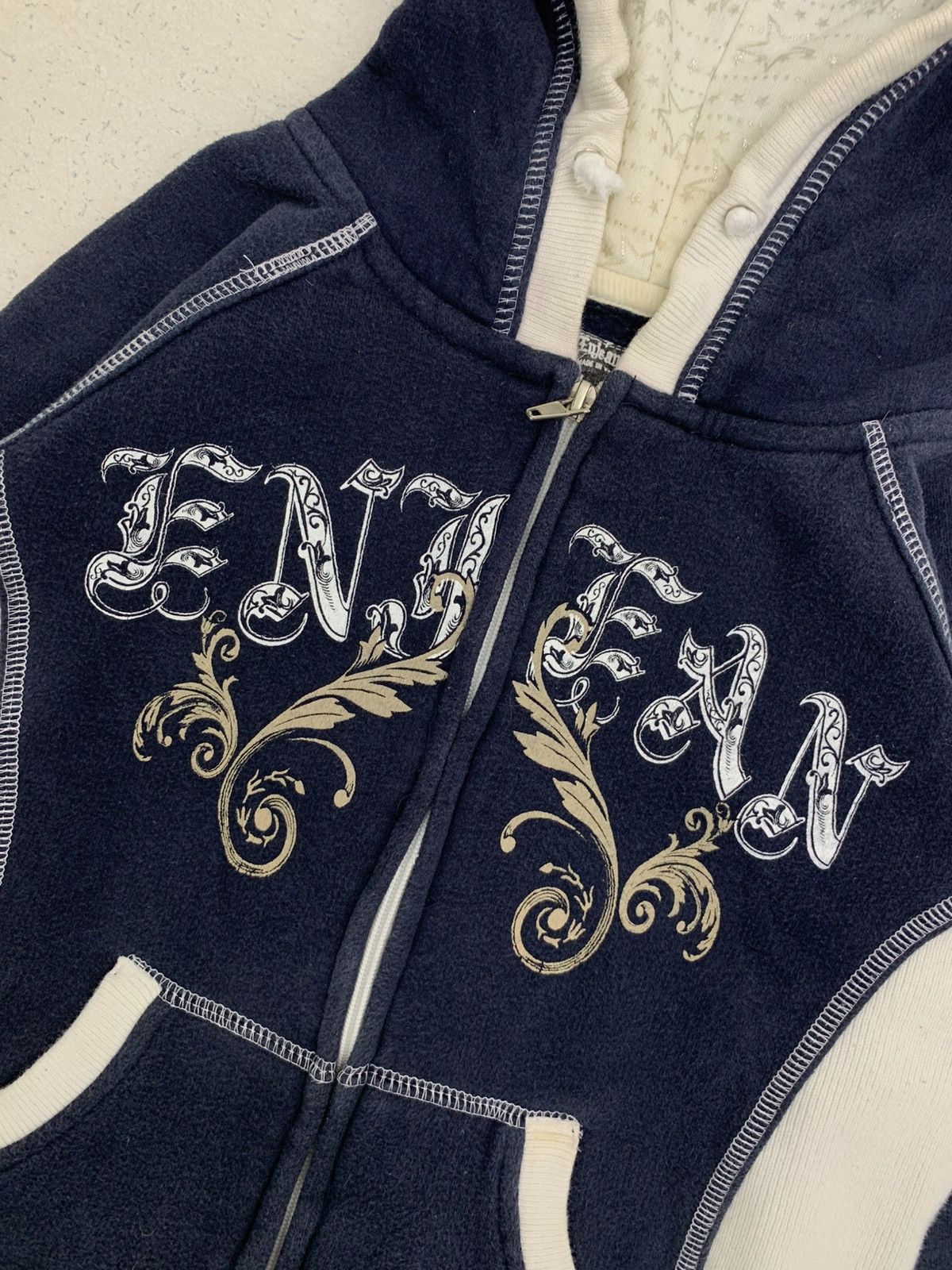 Le Grande Bleu (L.G.B.) Y2K Enjean Boxy Fit Hoodie IFSIXWASNINE LGB HYSTERIC STYLE Size US M / EU 48-50 / 2 - 5 Thumbnail