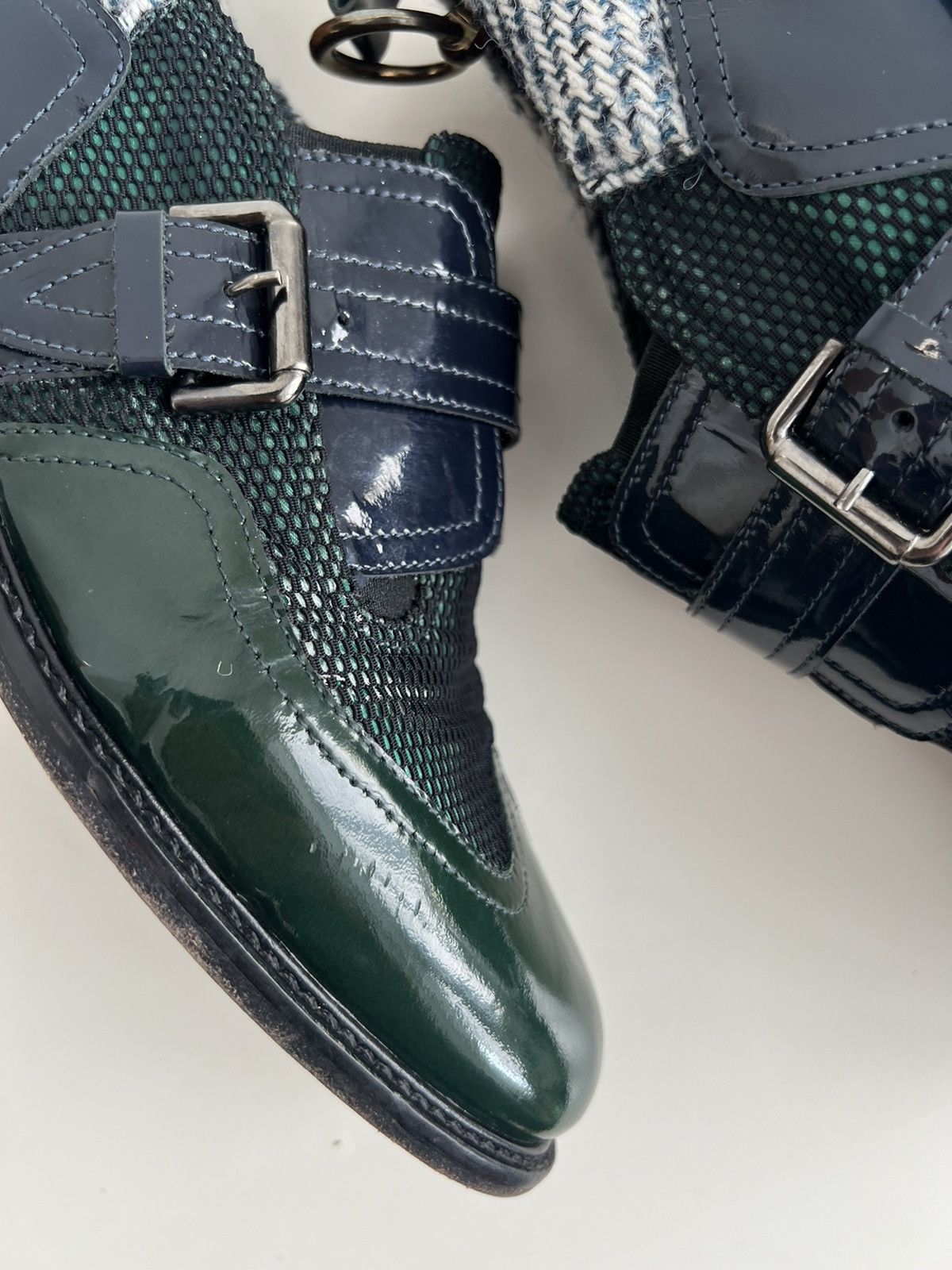 John Galliano 00s John Galliano Patent Leather Strap Hybrid “Joker” Shoes Size US 9 / EU 42 - 13 Thumbnail