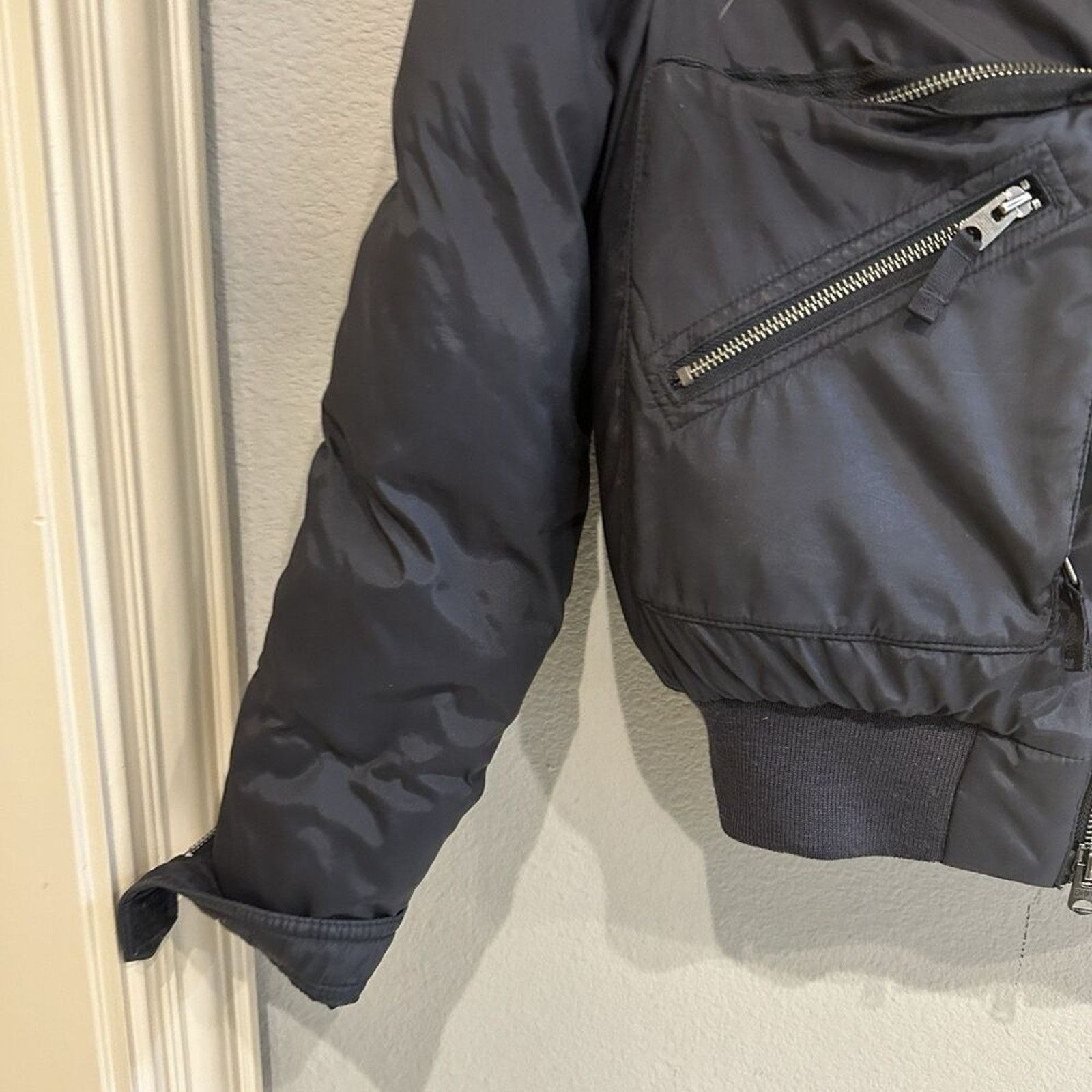 Ralph Lauren RALPH LAUREN | XS | GOOSE DOWN BOMBER Real FUR TRIM HOOD Size XS / US 0-2 / IT 36-38 - 10 Thumbnail