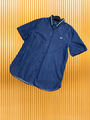Fred Perry × Vintage Vintage 90s Fred Perry Shirt Retro Rare Hype Size US M / EU 48-50 / 2 - 1 Thumbnail