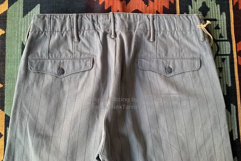 RRL Ralph Lauren RRL Ralph Lauren Retro Distressed Railway Stripe Casual Pa Size US 32 / EU 48 - 5 Thumbnail