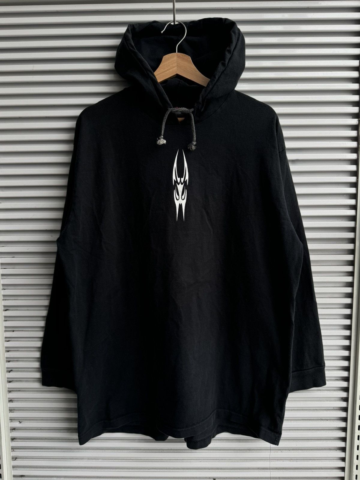 Japanese Brand Y2K Land Lord Punk Skulls Riot Poem Hoodies Size US XL / EU 56 / 4 - 2 Thumbnail