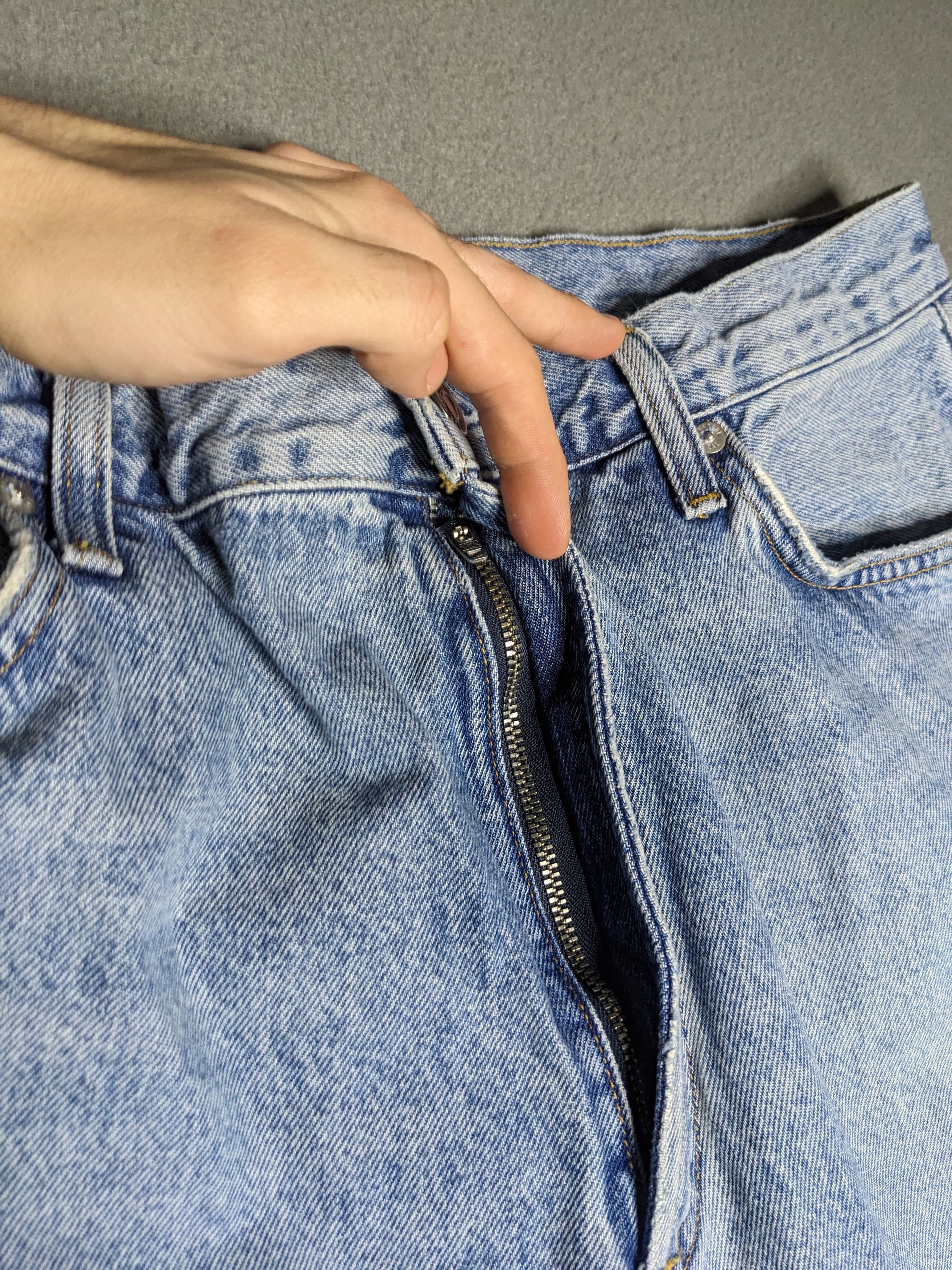 Agolde AGOLDE Vintage Straight Jeans 34x30 Organic Cotton Denim Size 34" / US 12 / IT 48 - 7 Thumbnail