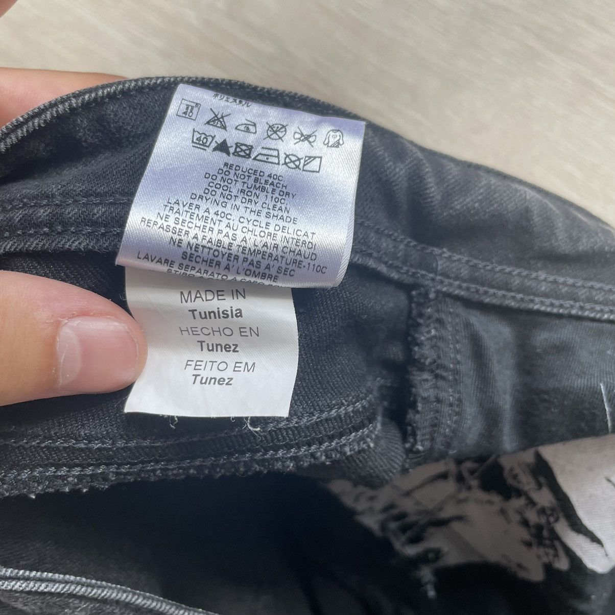 Alexander McQueen × Vintage Alexander McQueen Big Logo Jeans Size US 30 / EU 46 - 10 Thumbnail