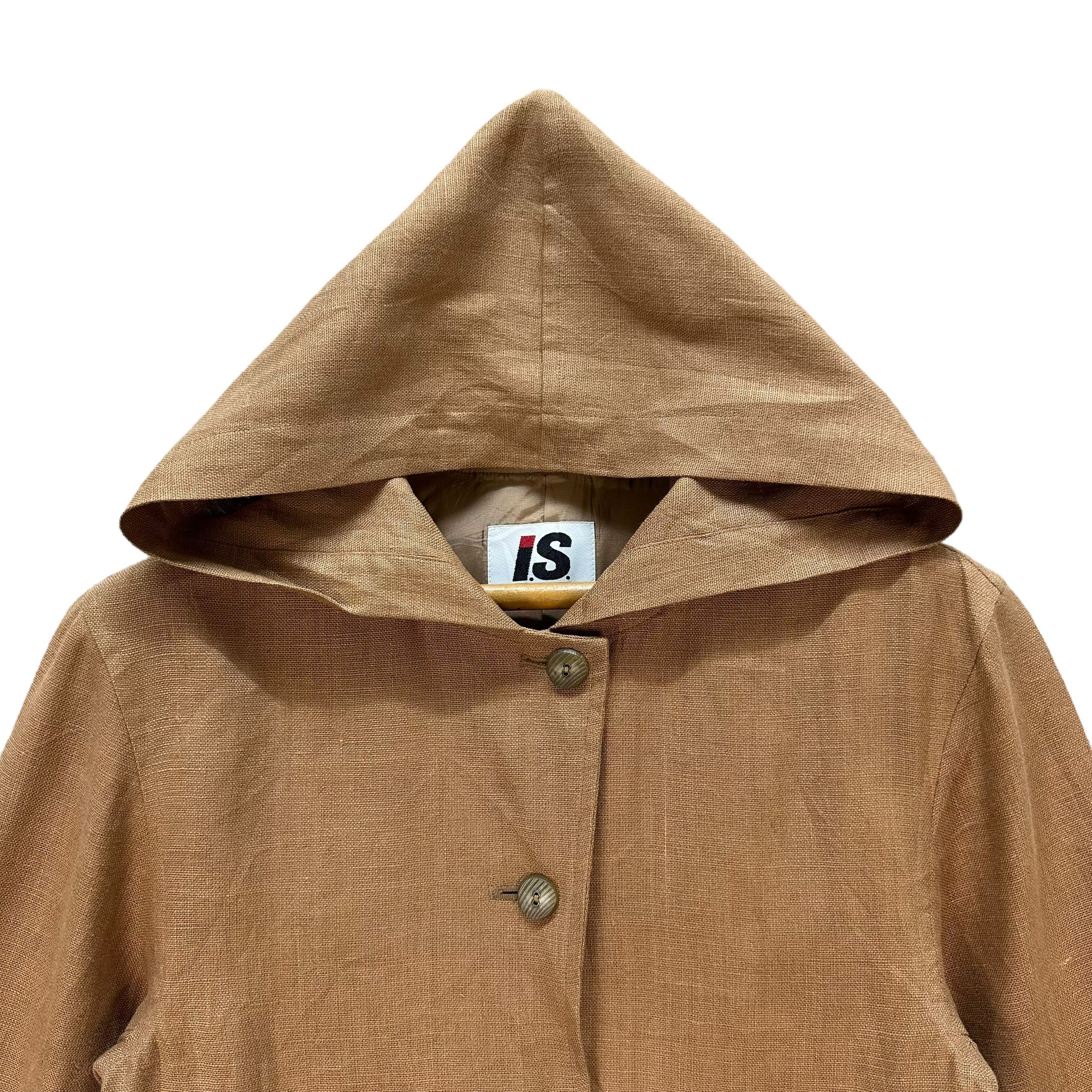 Issey Miyake Vintage 90's ISSEY MIYAKE Hooded Button Jacket #A68-1625 Size M / US 6-8 / IT 42-44 - 2 Thumbnail