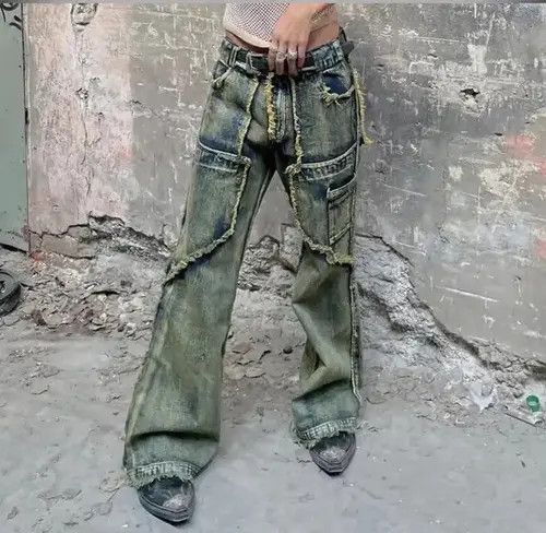 Jean Washing Vintage Raw Jeans Size US 32 / EU 48 - 3 Thumbnail