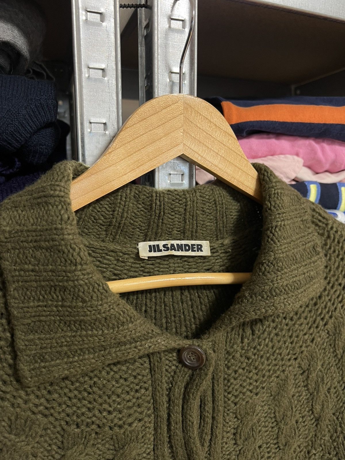 Jil Sander × Vintage Jil Sander Women Knitted Cardigan Sweater Cashmere Button Up Size XS / US 0-2 / IT 36-38 - 6 Thumbnail