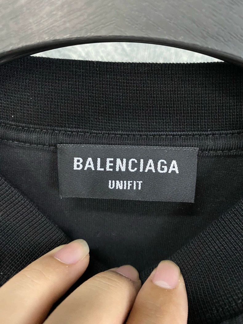 Balenciaga Balenciaga Black round neck short sleeve Size US M / EU 48-50 / 2 - 5 Thumbnail