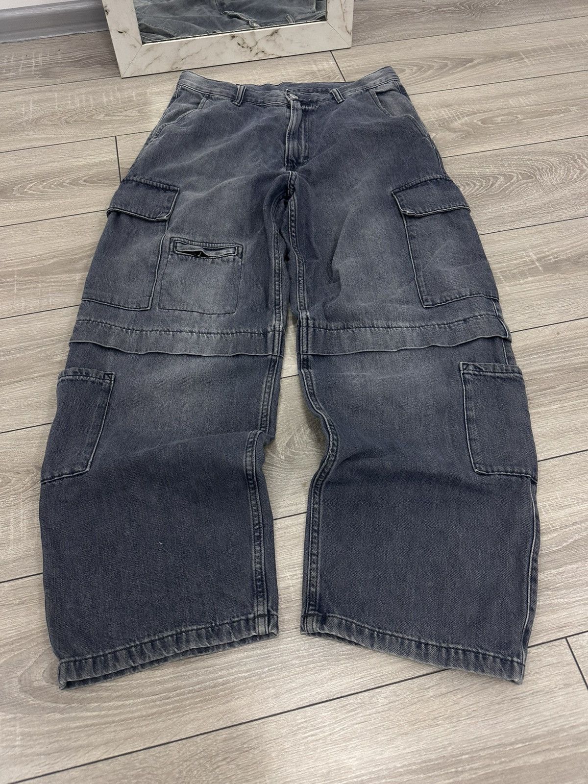 Hysteric Glamour Baggy Wide Y2K Cargo Multipocket Hysteric Glamour Jeans Size US 32 / EU 48 - 6 Thumbnail