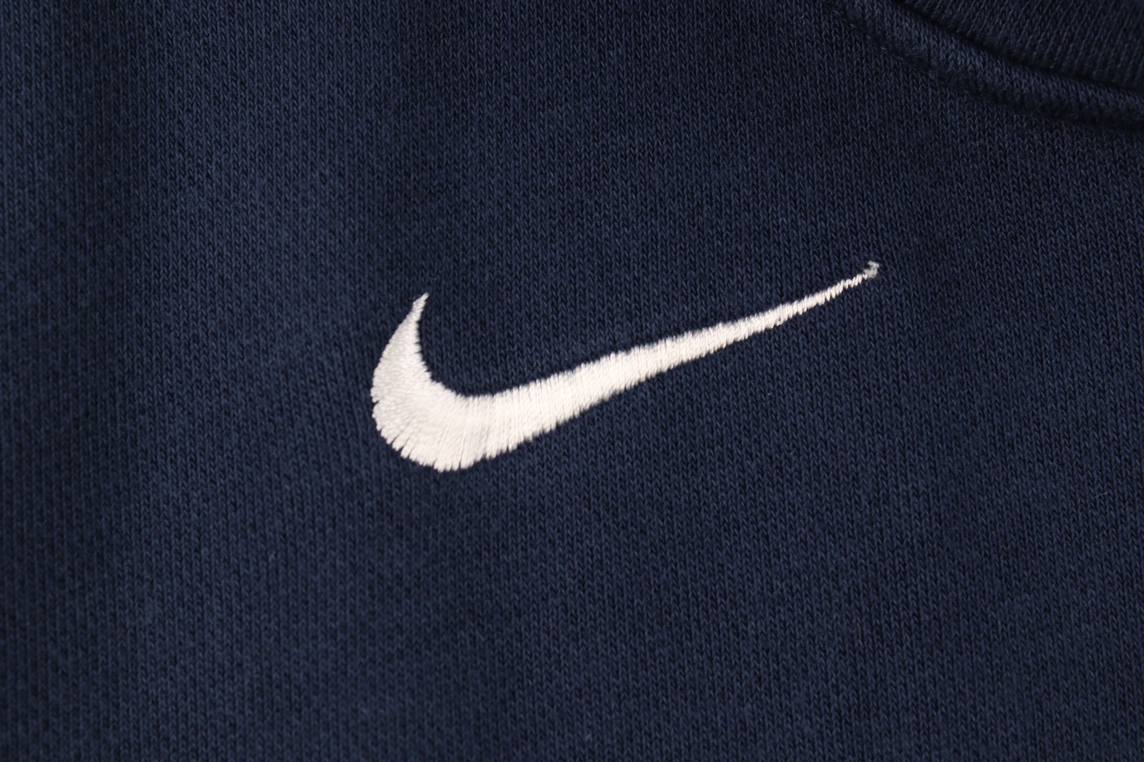 Nike Vintage Y2K Nike Scott Mini Swoosh Hoodie Sweatshirt Blue Size S / US 4 / IT 40 - 4 Thumbnail