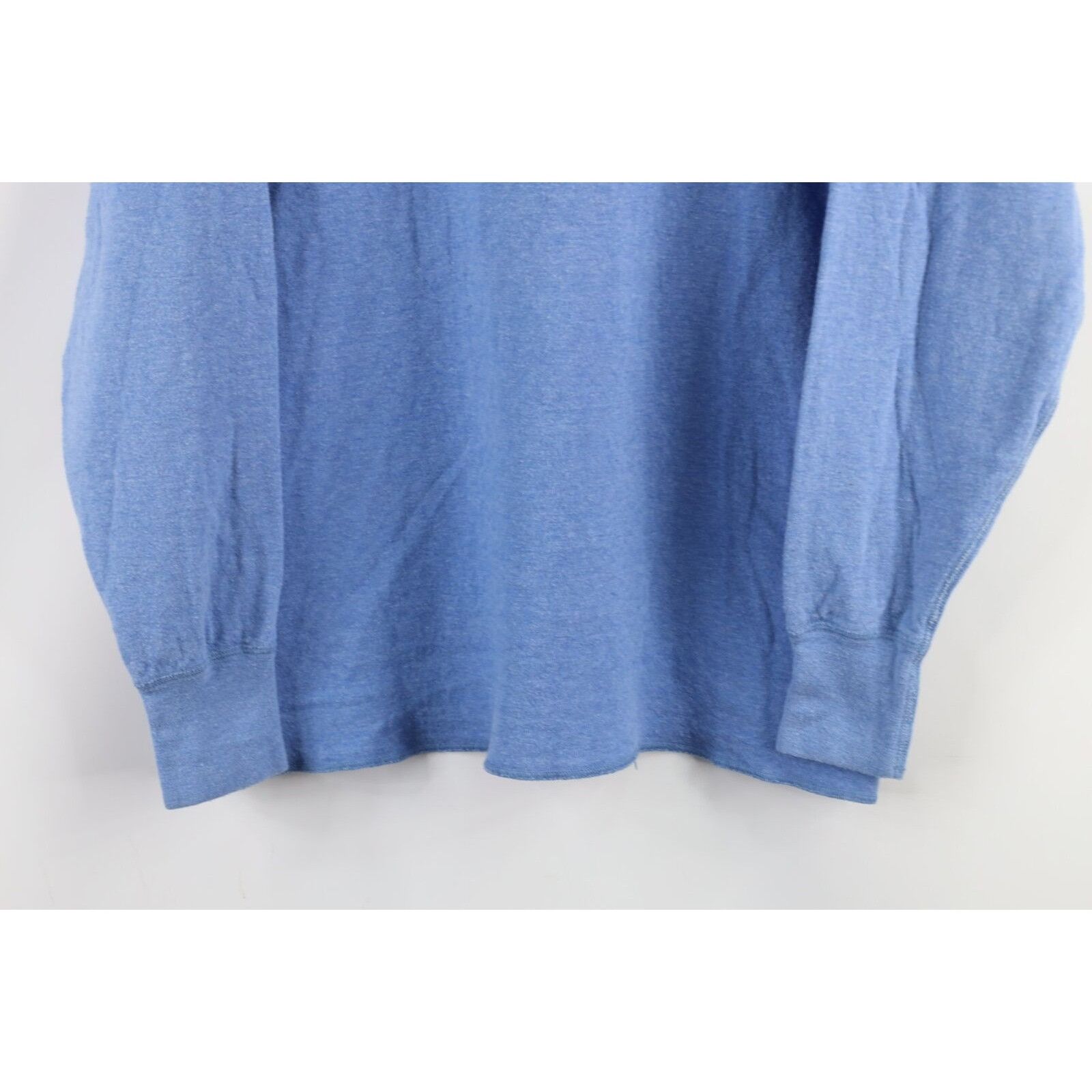 L.L. Bean × Vintage Vintage 90s LL Bean Rivers Driver Henley T-Shirt Blue USA Size US L / EU 52-54 / 3 - 4 Thumbnail
