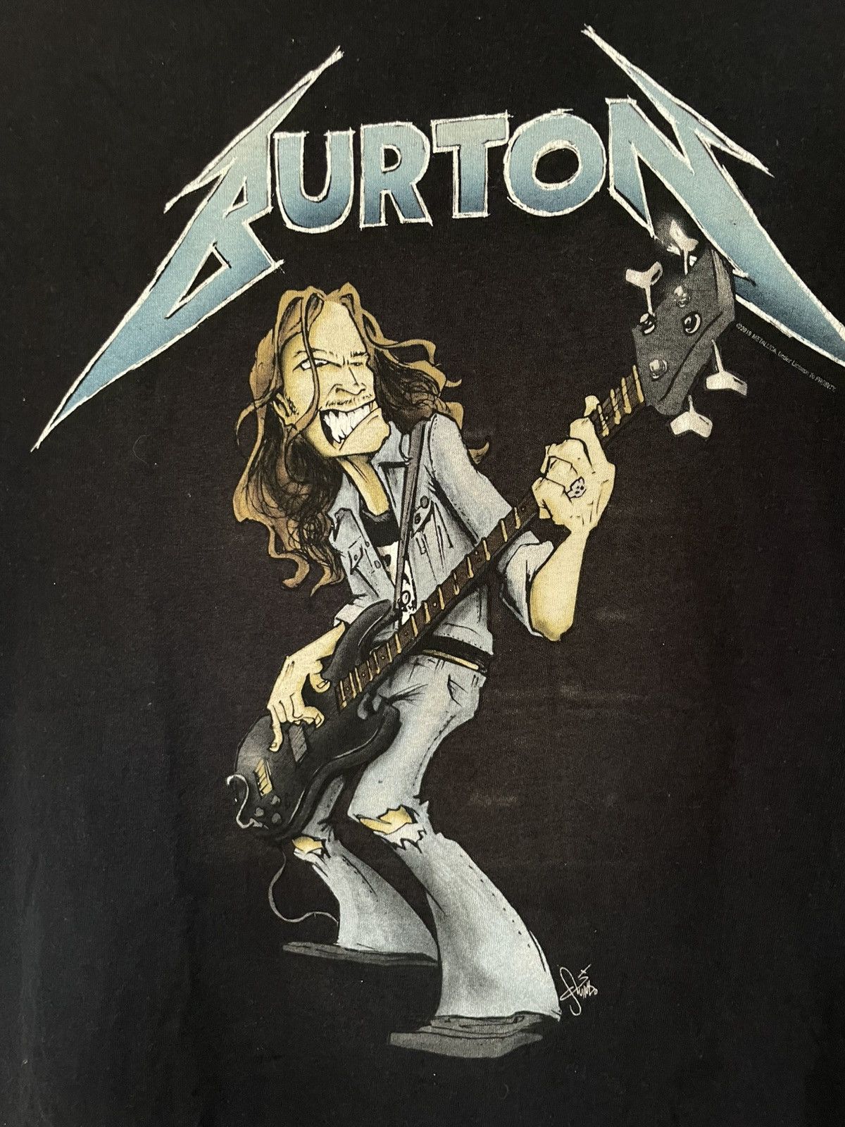 Band Tees Burton Metallica rock band t shirt Size US L / EU 52-54 / 3 - 4 Thumbnail