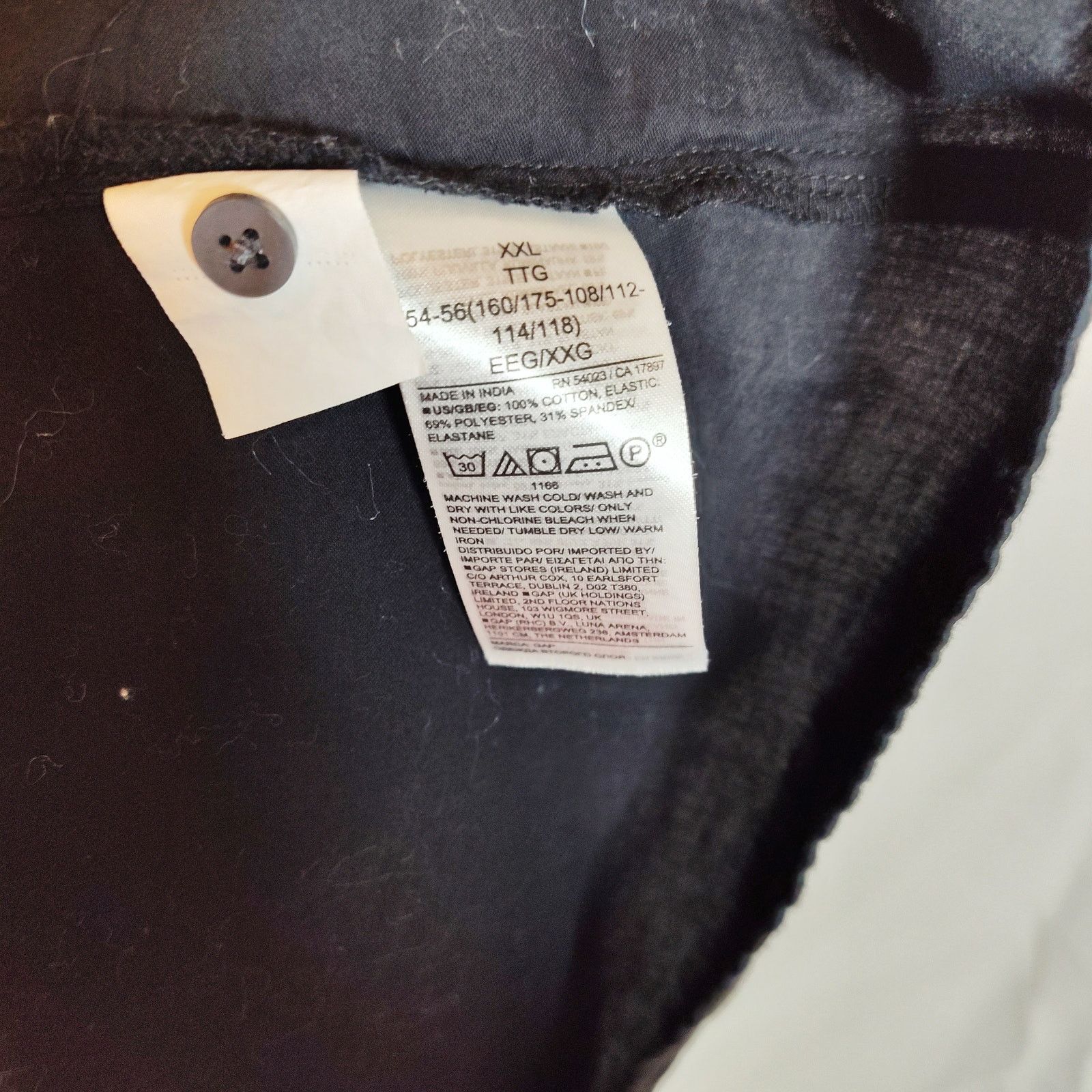 Gap GAP XXL Black Smocked Dress Ruffle Neck Long Sleeve Size XXL / US 16-18 / IT 52-54 - 5 Thumbnail