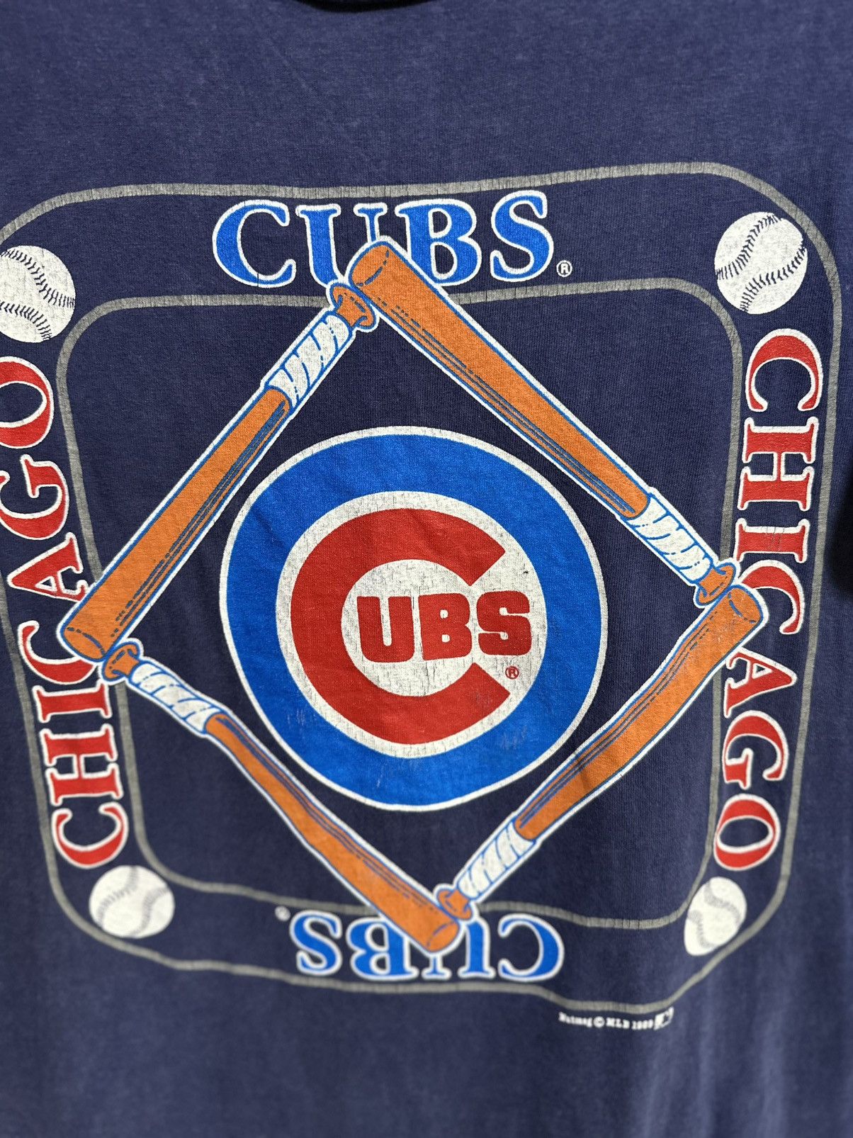 MLB Thrashed Chicago Cubs Mlb Faded Tee Size US L / EU 52-54 / 3 - 2 Thumbnail