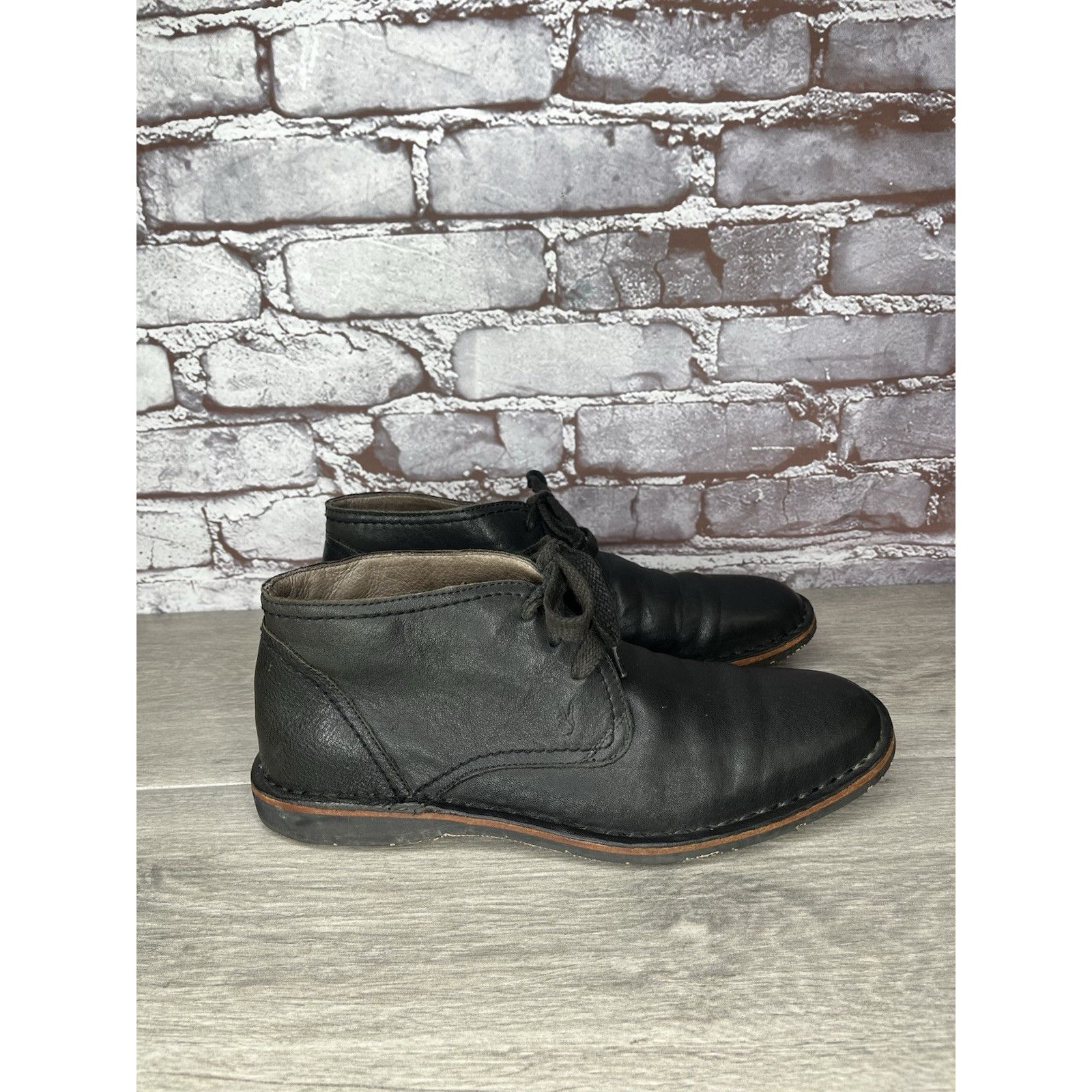 John Varvatos John Varvatos Portland Chukka Lace Up Shoes Black Soft Leath Size US 8 / EU 41 - 8 Thumbnail