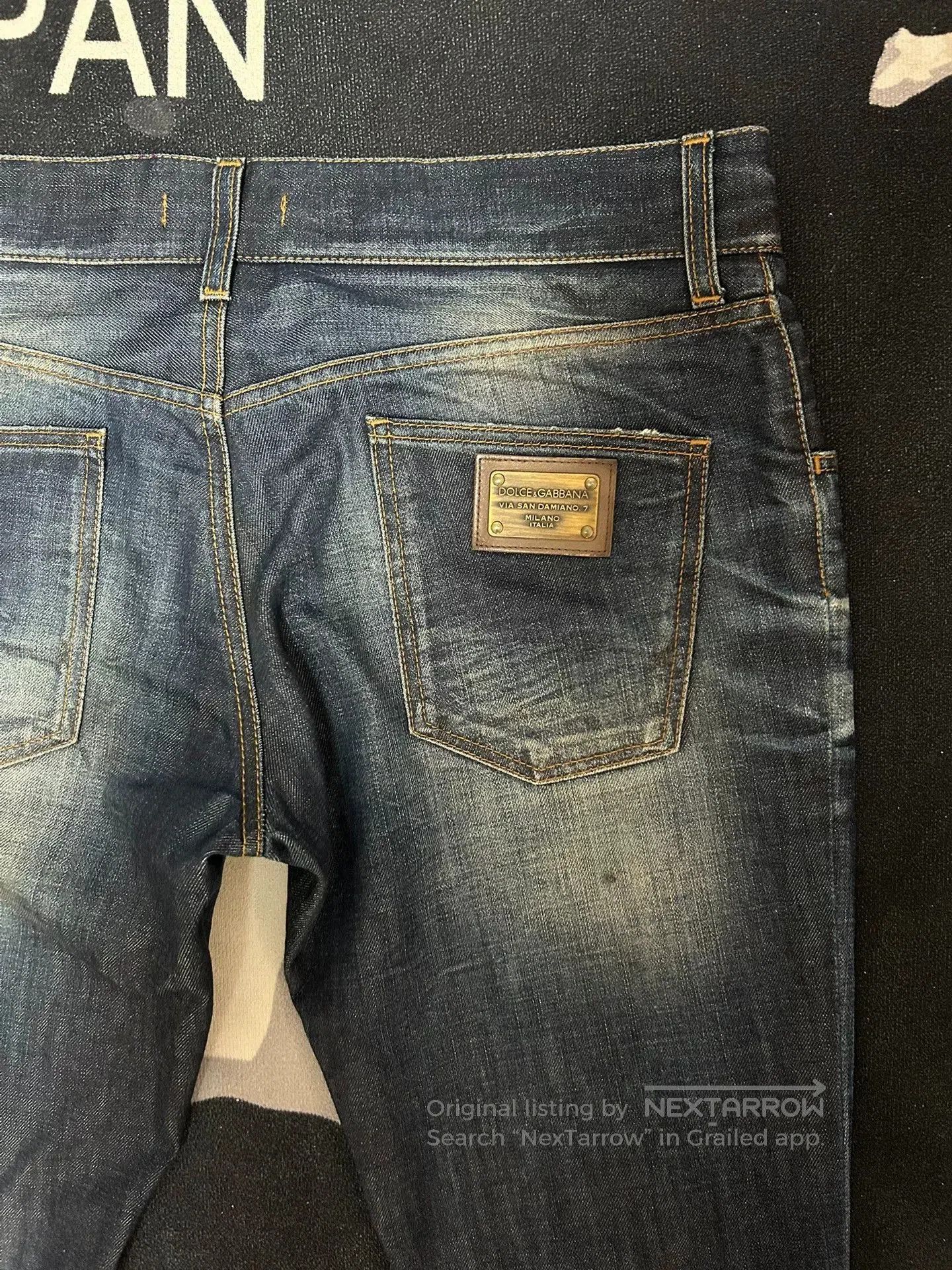 Dolce & Gabbana Men's Distressed Jeans.