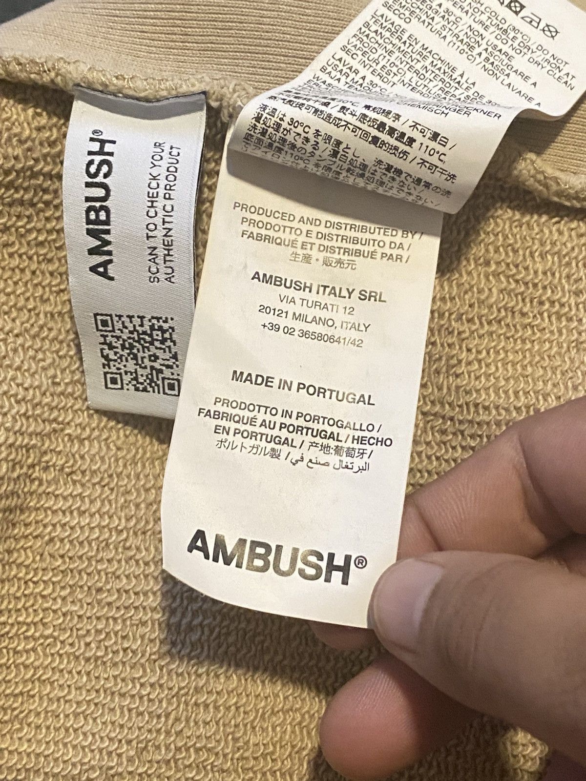 Ambush Design × Japanese Brand AMBUSH EMBROIDERED LOGO CREW NECK SWEATSHIRT Size US XL / EU 56 / 4 - 9 Thumbnail
