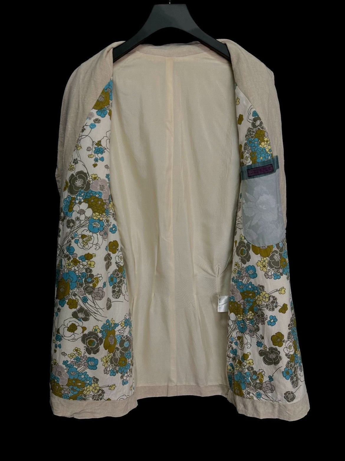 Casey Vidalenc Sz 44 Casey Vidalenc Inside Silk Linen Jacket Size US S / EU 44-46 / 1 - 1 Thumbnail