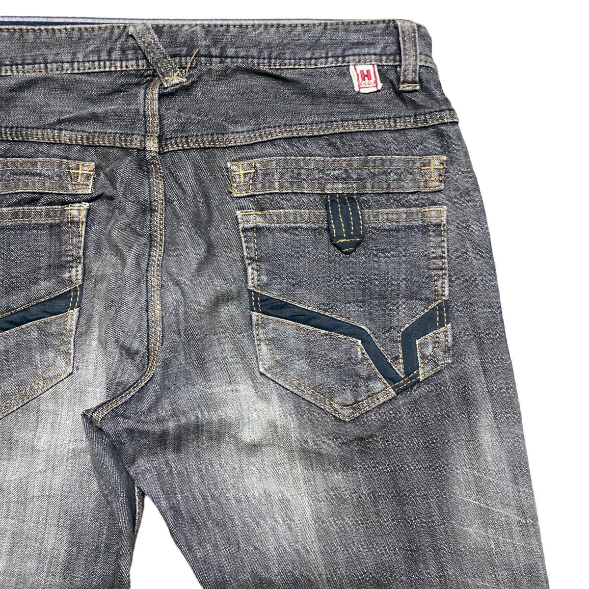Japanese Brand HIDEAWAYS NICOLE Denim Flare Jeans Size US 31 - 10 Thumbnail