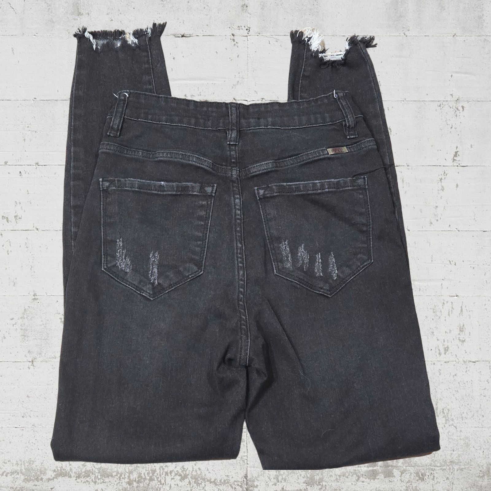 Other Black Distressed Skinny Jeans Size 25 Size 25" / US 0 / IT 36 - 4 Thumbnail