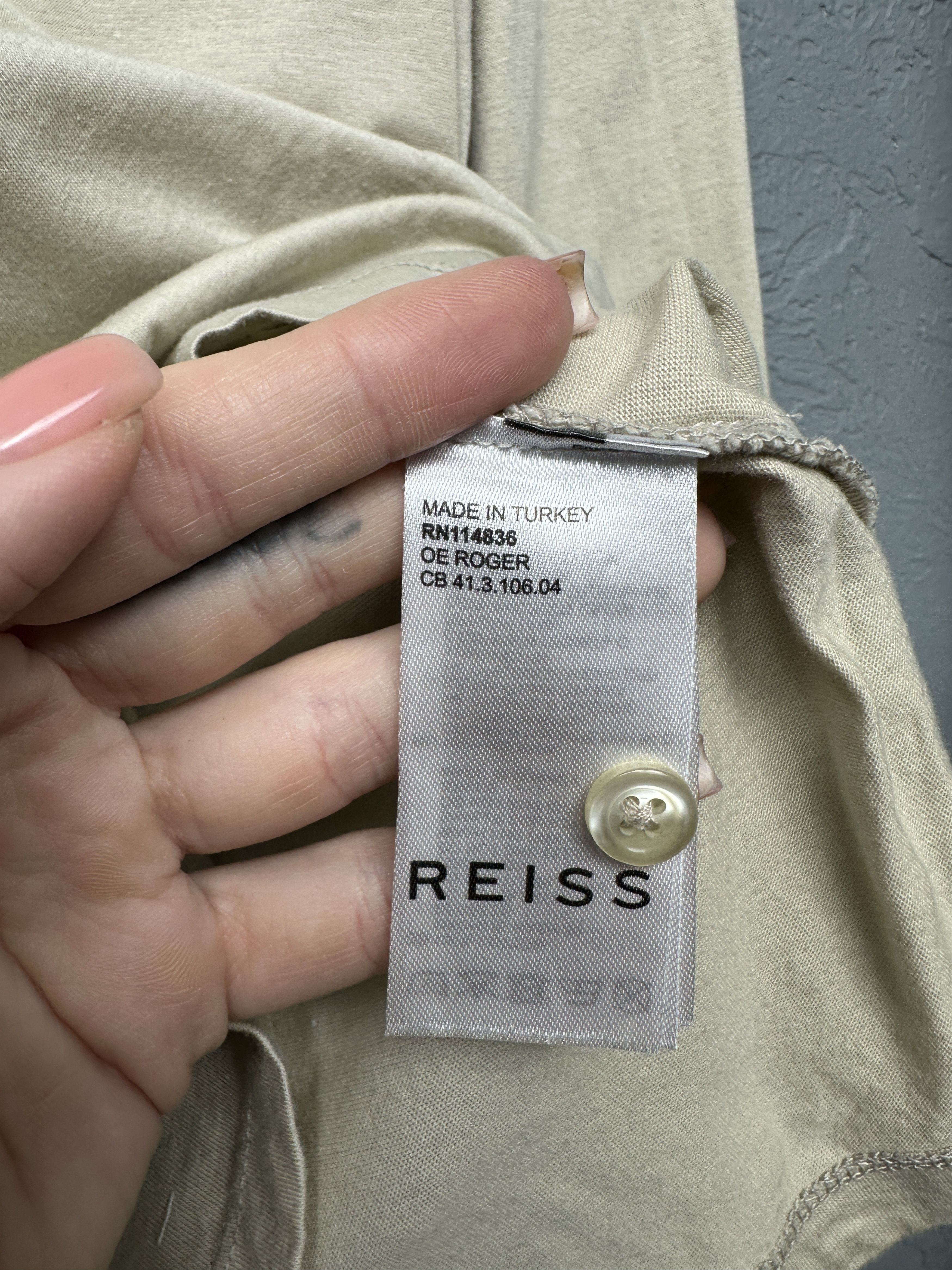 Reiss Reiss Mens Long Sleeve Polo Shirt Size US M / EU 48-50 / 2 - 4 Thumbnail