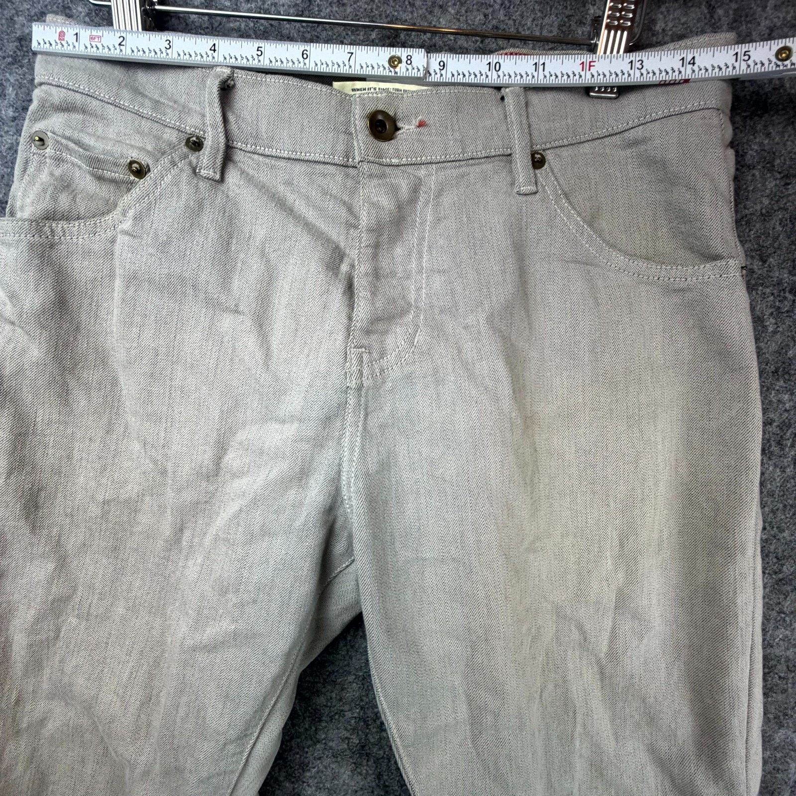 Raleigh Denim Raleigh Denim Martin Jeans Mens 30 Beige Cotton Skinny Leg Size US 30 / EU 46 - 5 Thumbnail