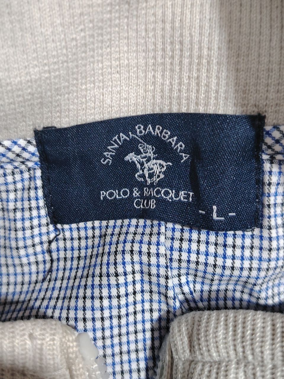 Vintage 90s Santa Barbara Polo & Racquet Club Striped Quarter-Zip Size US L / EU 52-54 / 3 - 5 Thumbnail