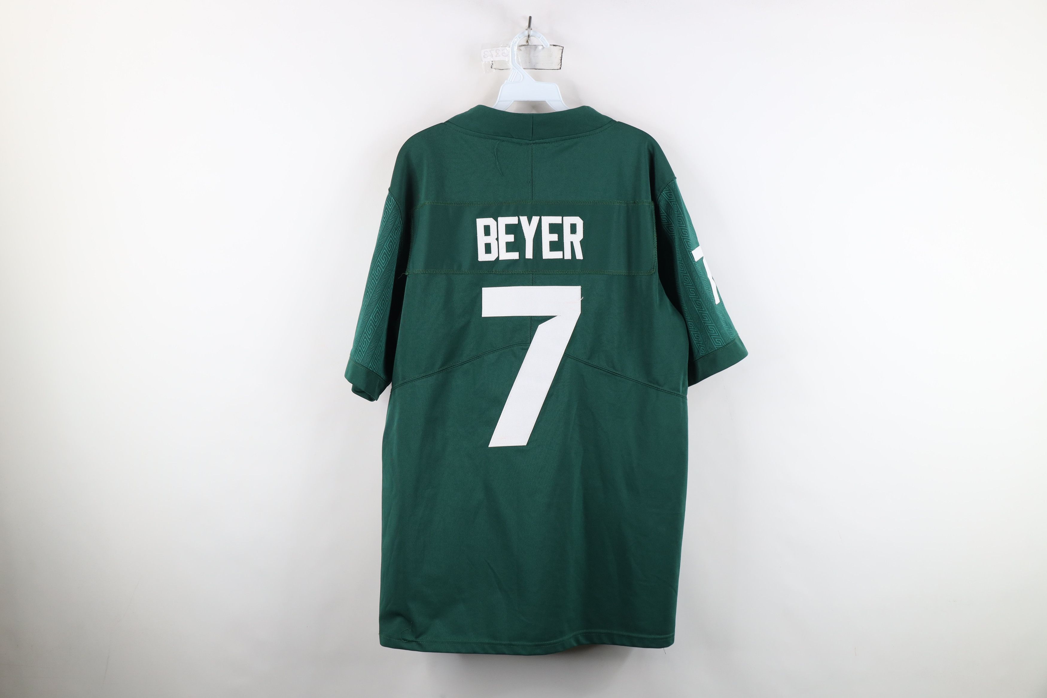 Nike Nike Labe Michigan State University Football Jersey Green #7 Size US S / EU 44-46 / 1 - 14 Thumbnail