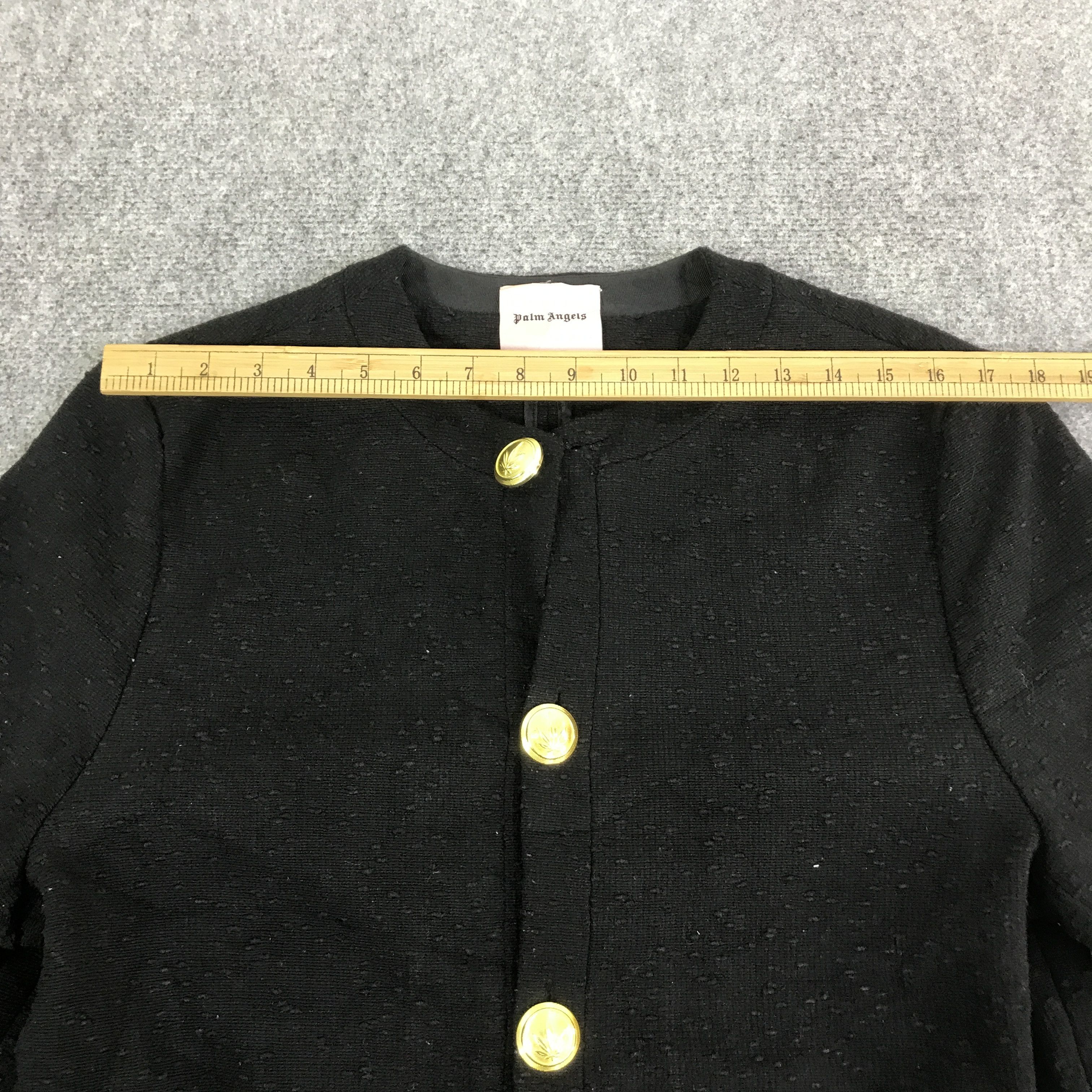 Palm Angels PALM ANGELS GOLD BUTTON WOMAN JACKET K100B9 Size US L / EU 52-54 / 3 - 5 Thumbnail