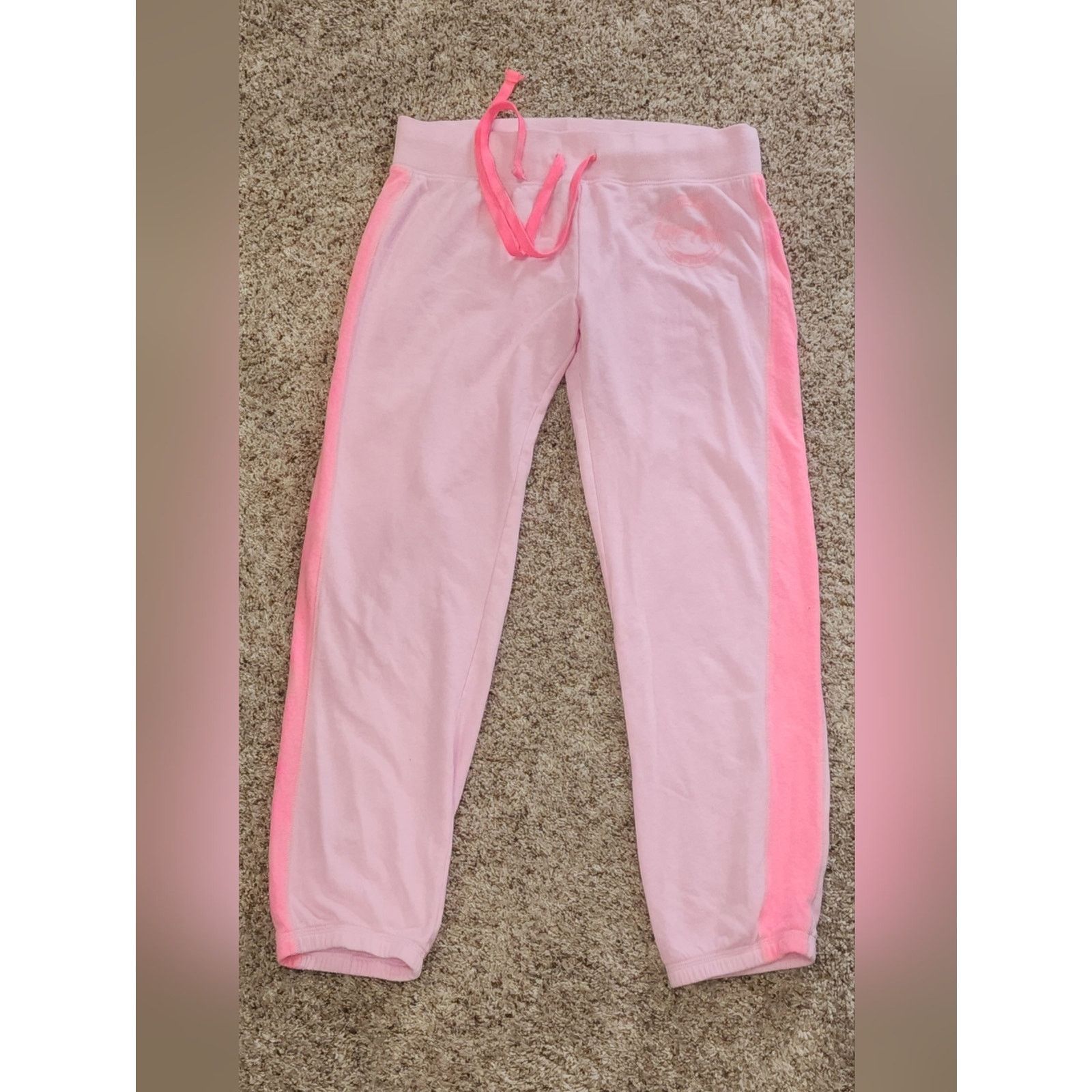 Victoria's Secret Victoria Secret Pink Drawstring Jogger Pants Small Size 38" / US 16 / IT 52 - 1 Thumbnail
