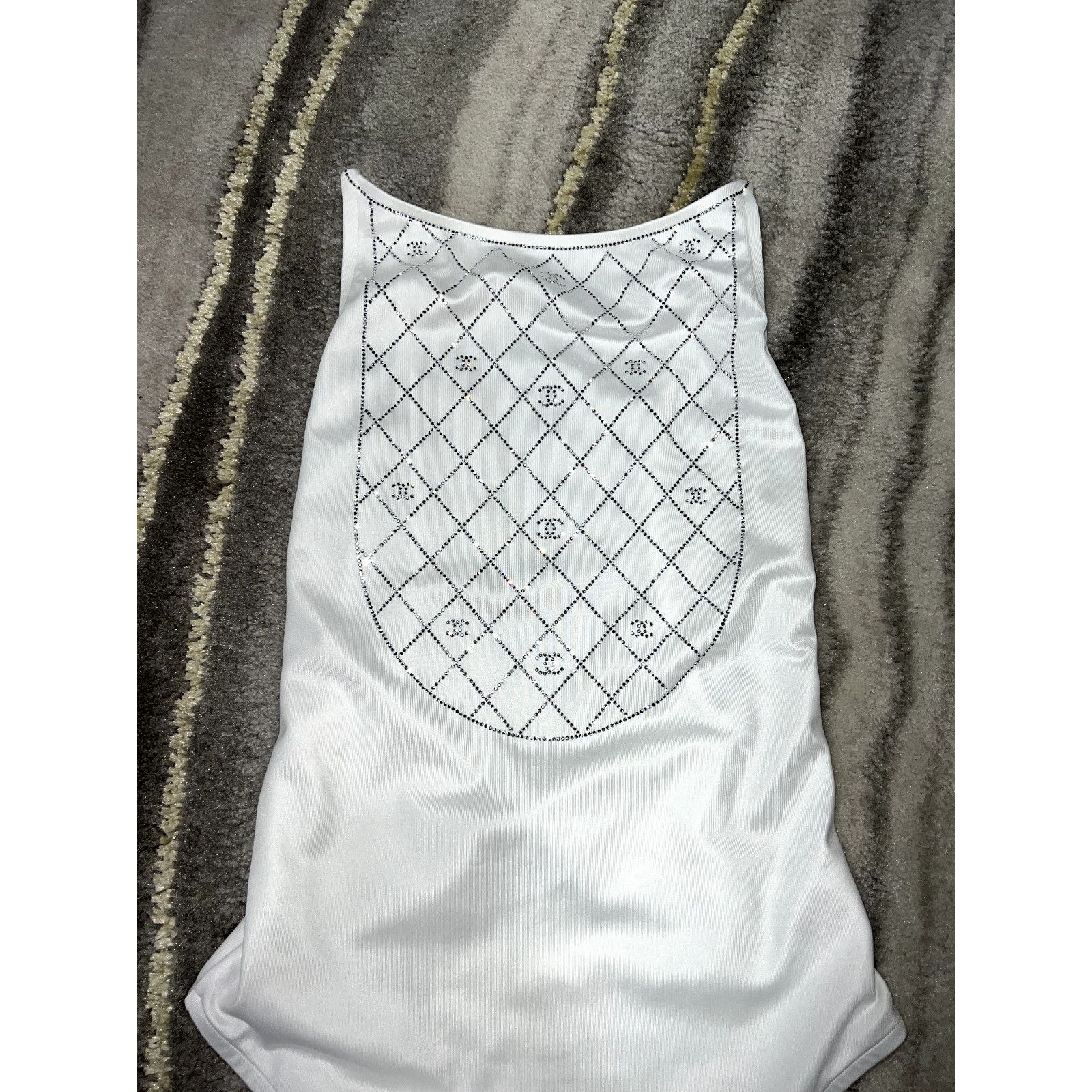 Chanel Chanel 23C Crystal One Piece Swimsuit Runway Bathingsuit 34 Size XXS / US 00 / IT 34 - 2 Thumbnail