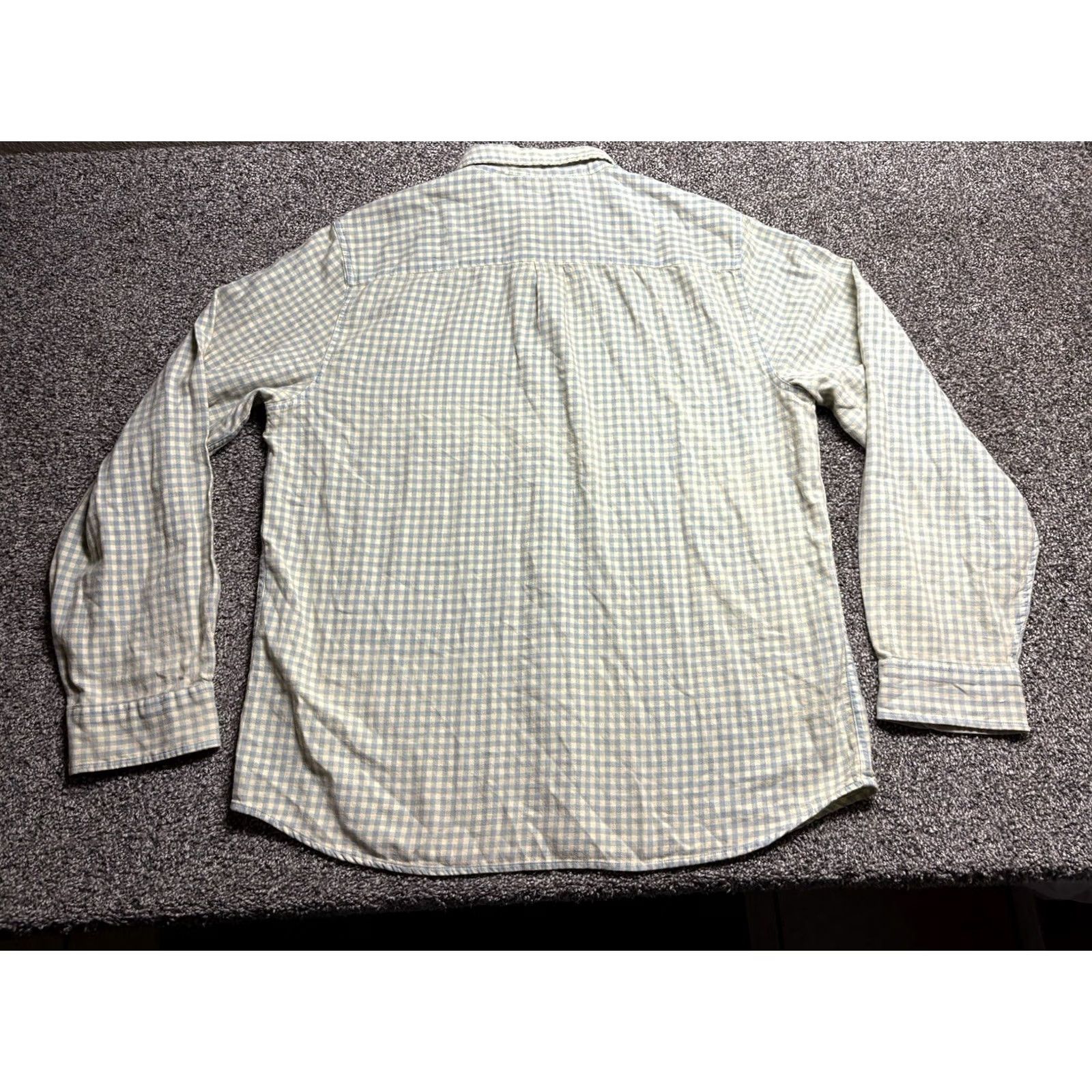 Marine Layer Marine Layer Flannel Shirt Mens 2XL Blue Plaid Button-Front Shacket Size US XXL / EU 58 / 5 - 3 Thumbnail