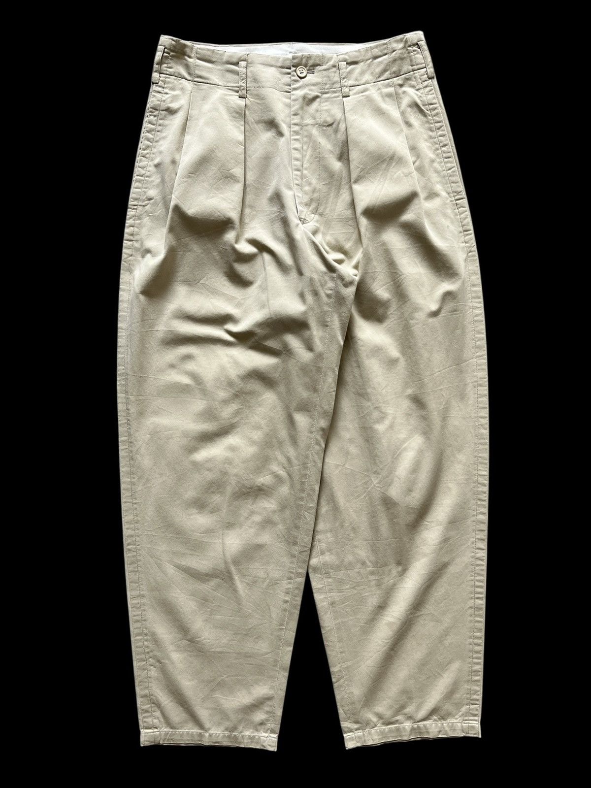 Y's for Men 1980s Y’s For Men Khaki Baloon Pants Size US 29 - 2 Thumbnail