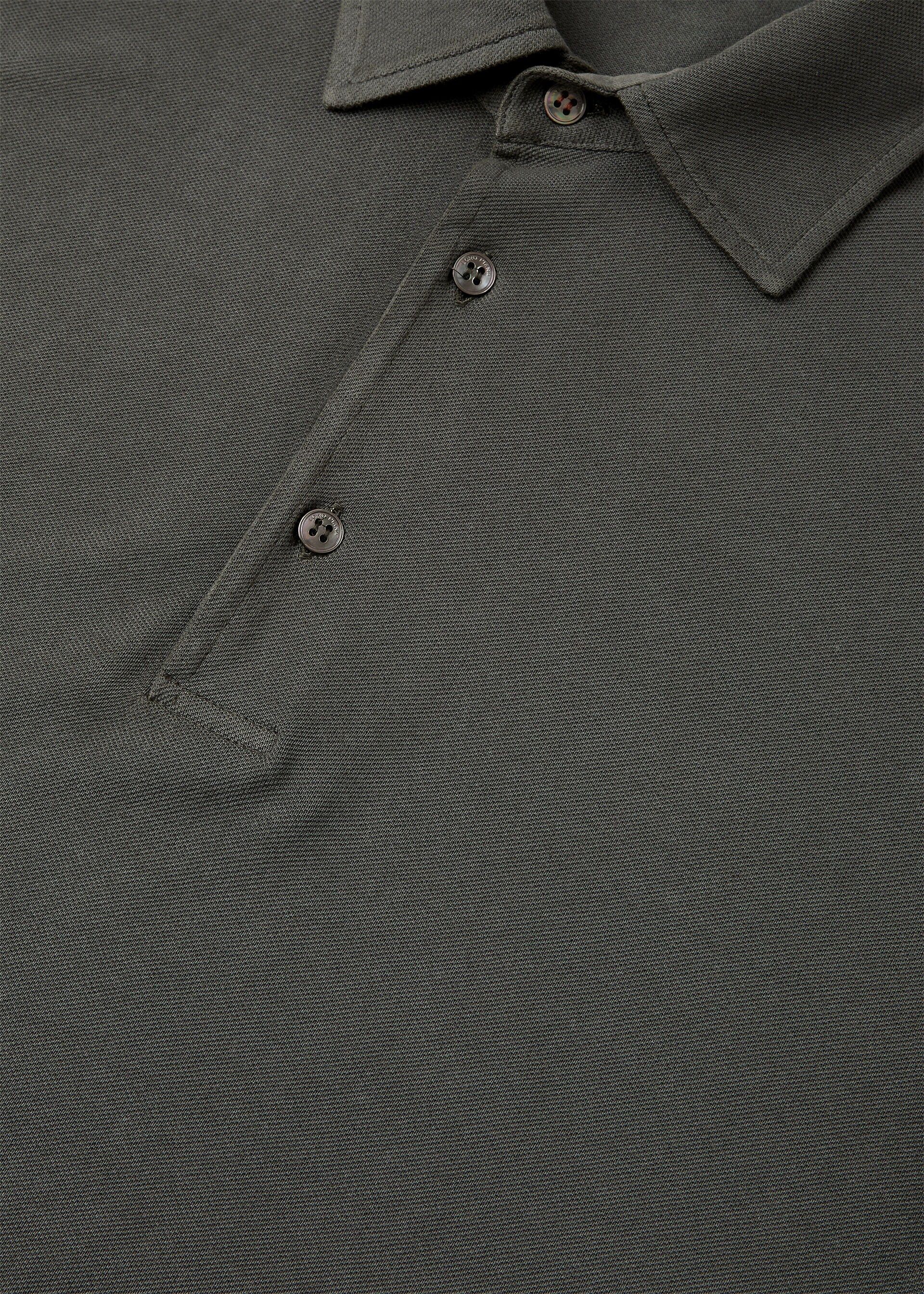 Loro Piana os11x0226 FAP9959 Brenna Polo Shirt in Clorofilla Size US M / EU 48-50 / 2 - 7 Thumbnail