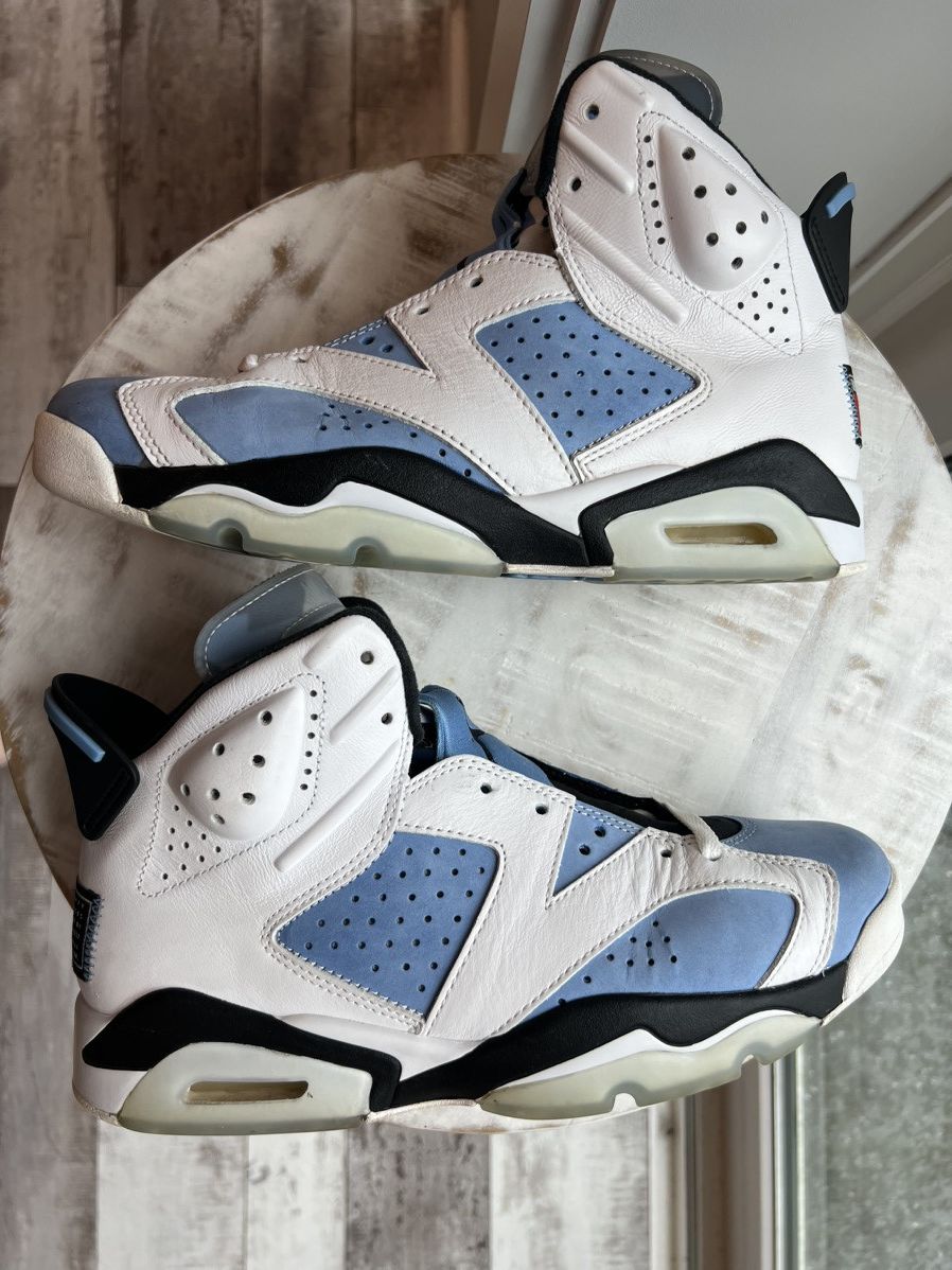 Jordan Brand × Nike Nike Air Jordan 6 Retro UNC Home Size 9.5 Size US 9.5 / EU 42-43 - 6 Thumbnail