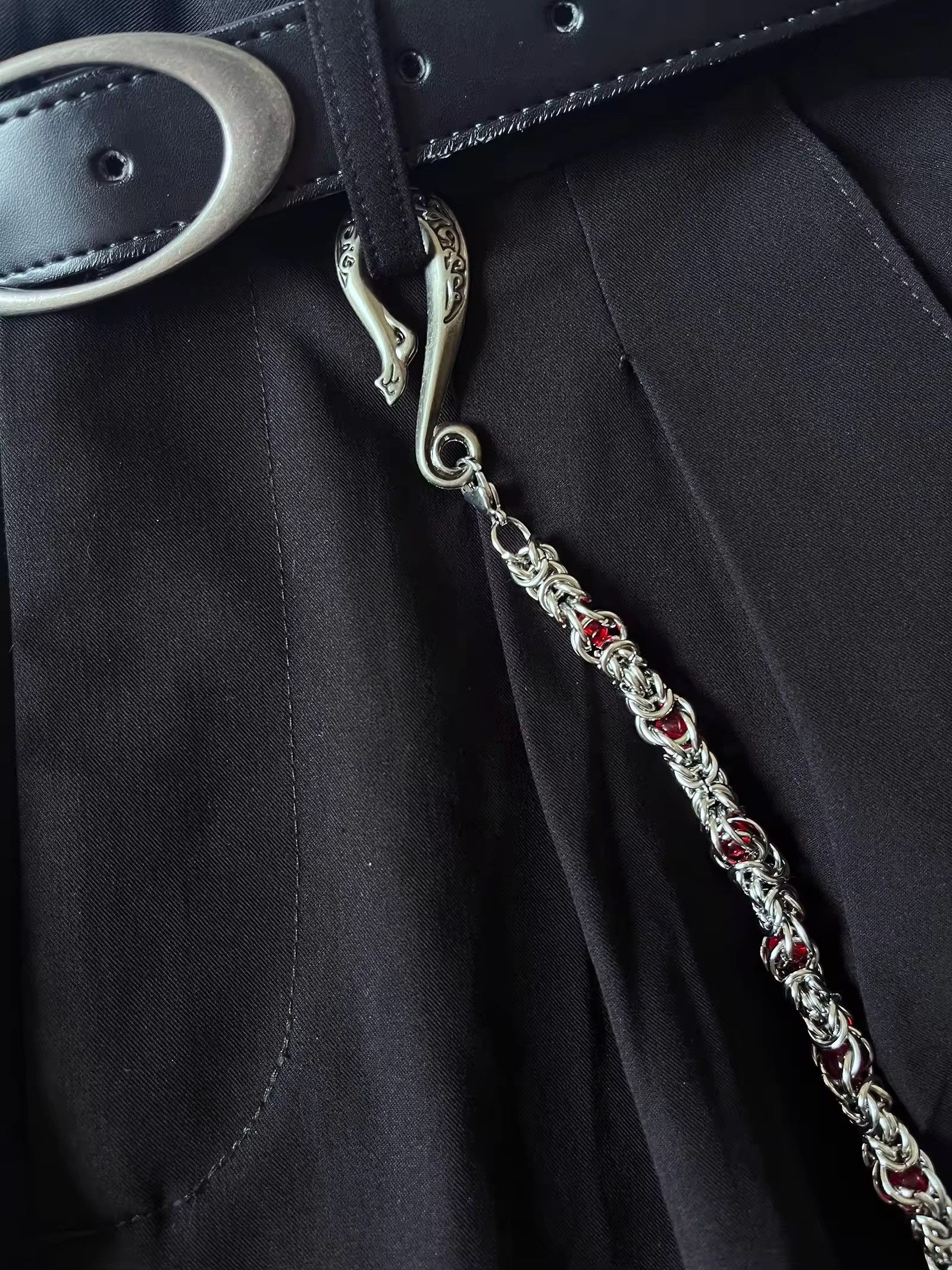 Other y2k Snake Bone Retro Pants Waist Chain Size ONE SIZE - 5 Thumbnail