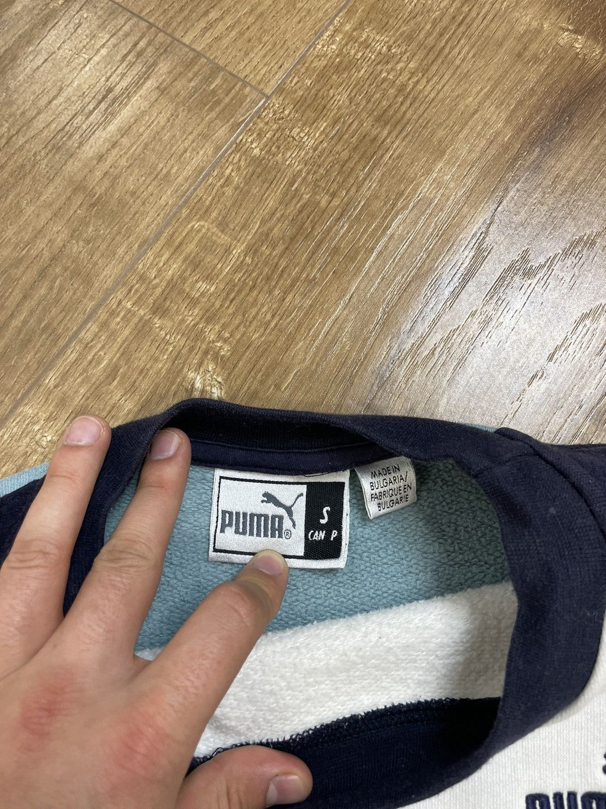 Puma × Vintage Vintage 90’s Y2K Style Puma Logo Sweatshirt Size US S / EU 44-46 / 1 - 8 Thumbnail