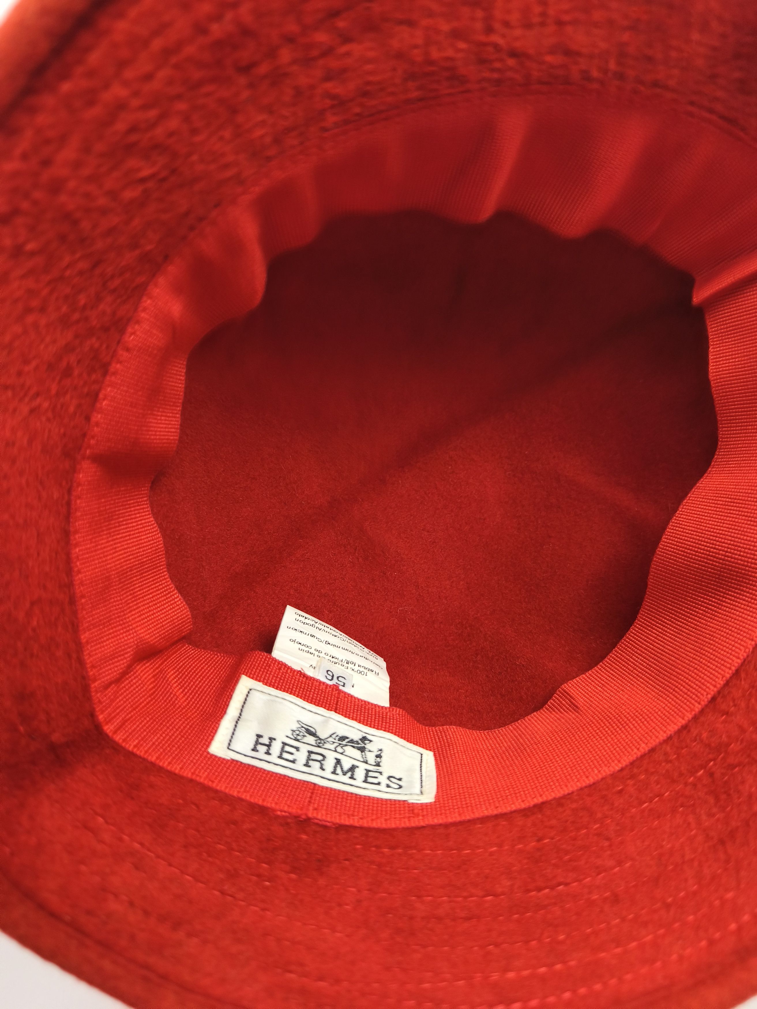 Hermes Hermes rabbit felt cloche hat Size ONE SIZE - 9 Thumbnail