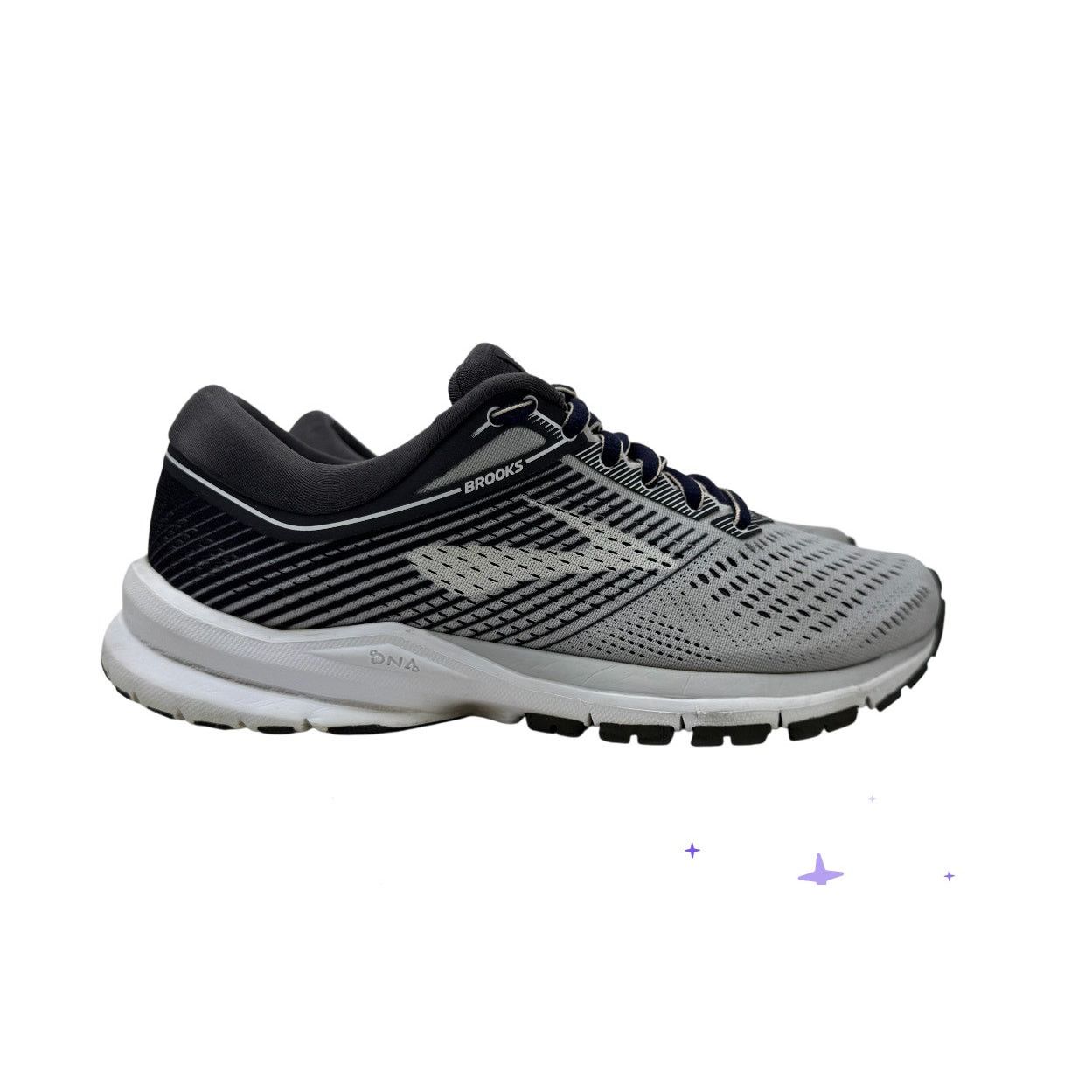 Brooks Brooks Launch 5 Grey/Ebony/White 6 Size US 6 / IT 36 - 4 Thumbnail