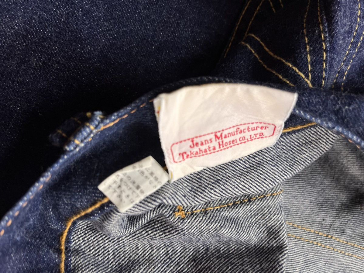14th Addiction Rare 🗣️Vintage 70s Blue Born flare jeans fabric not rick owen Size US 33 - 4 Thumbnail