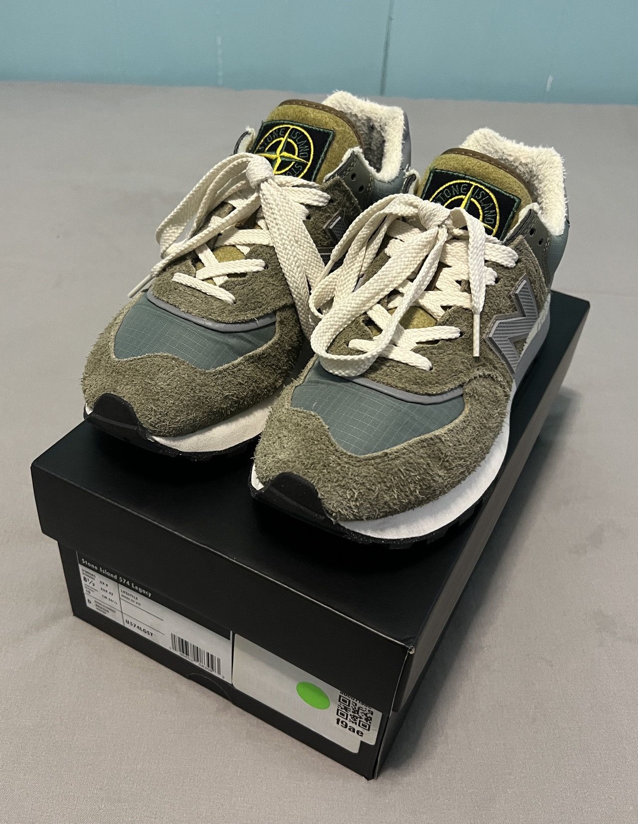 New Balance × Stone Island Stone Island x New Balance 574 Legacy Size US 8.5 / EU 41-42 - 1 Thumbnail