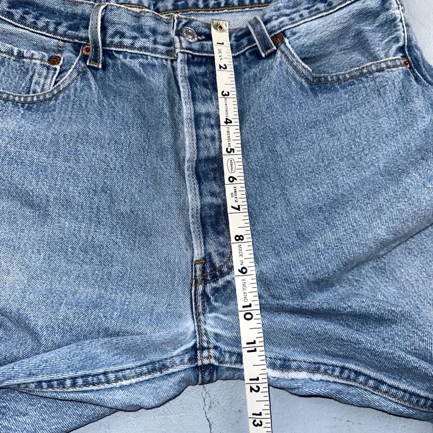 Levi's VINTAGE Levi's 501 Jeans Straight Men Blue Light Wash 35x34 90s USA 501 Series Comfort Clothing? Size US 35 - 7 Thumbnail
