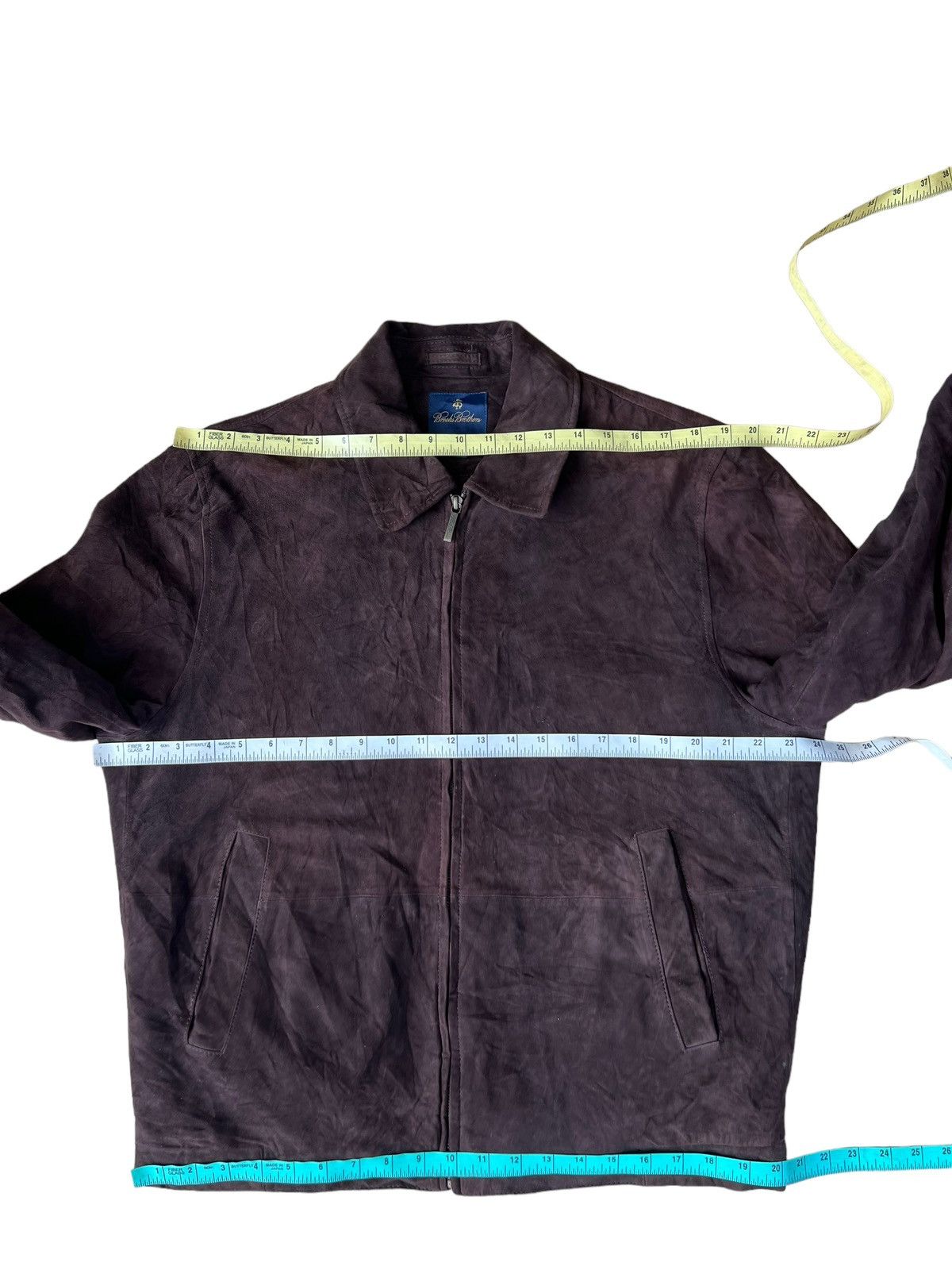 Brooks Brothers Vintage Brooks Brothers Dark Brown Suede Leather Jacket Size US M / EU 48-50 / 2 - 3 Thumbnail