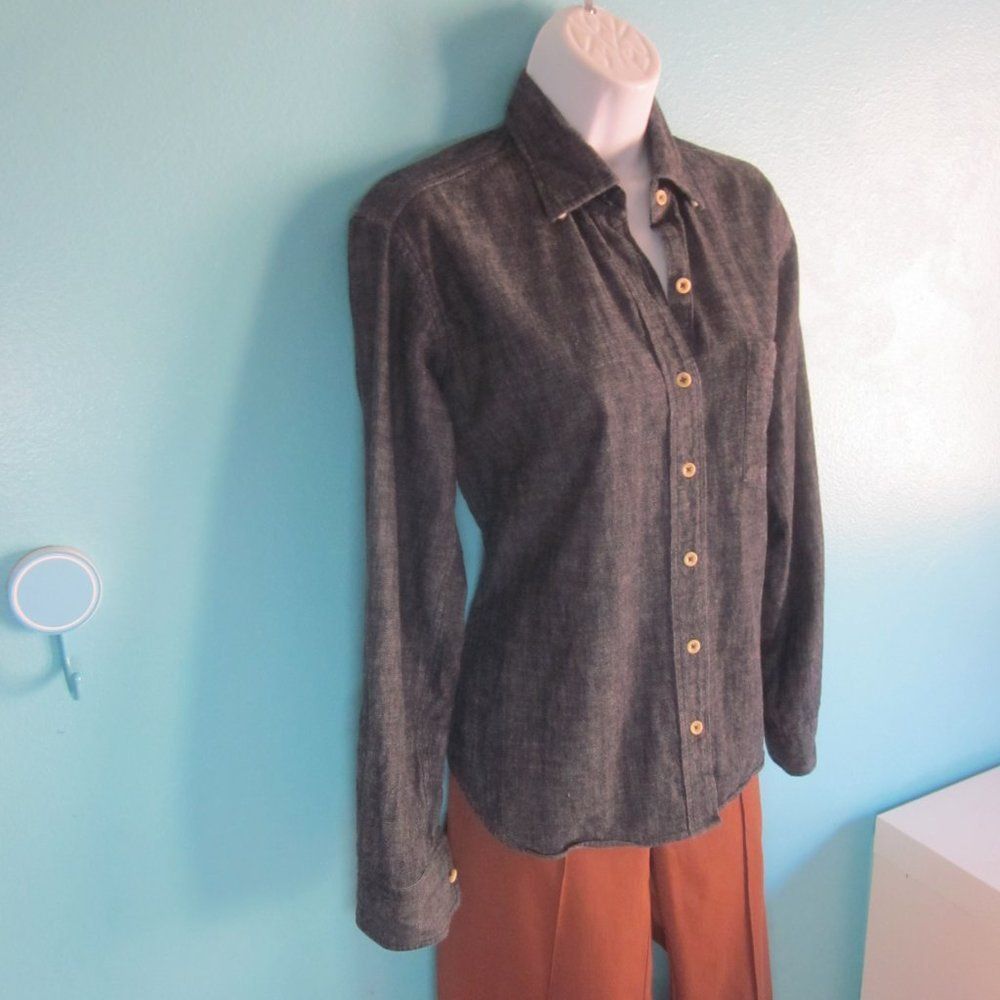 Brooklyn Tailors Brooklyn Tailors Custom Made Size L Dark Blue Denim Fitted S Size L / US 10 / IT 46 - 11 Thumbnail
