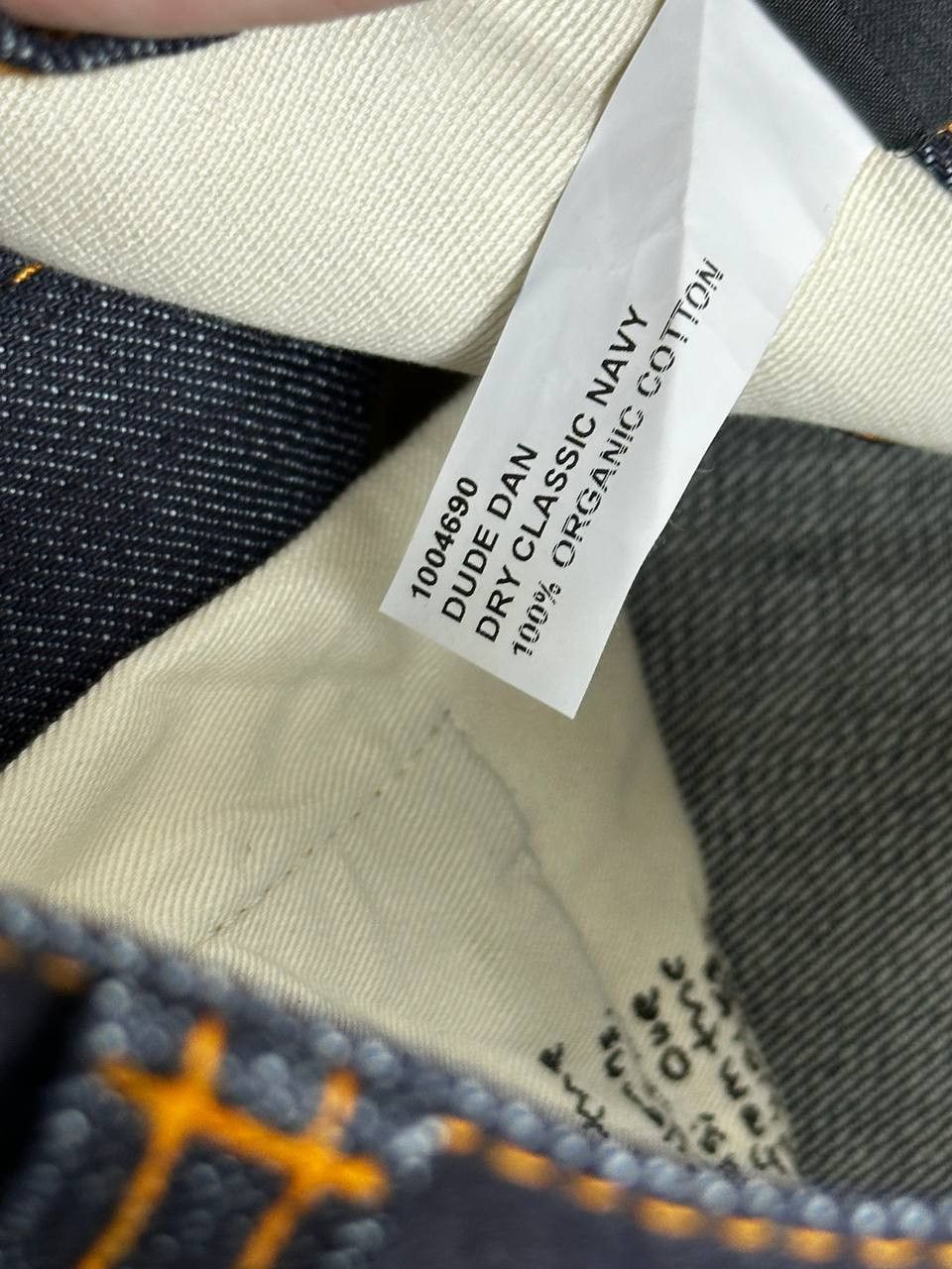 Nudie Jeans Nudie Jeans Dude Dan Dry Denim Jeans Made In Italy Size US 30 / EU 46 - 11 Thumbnail