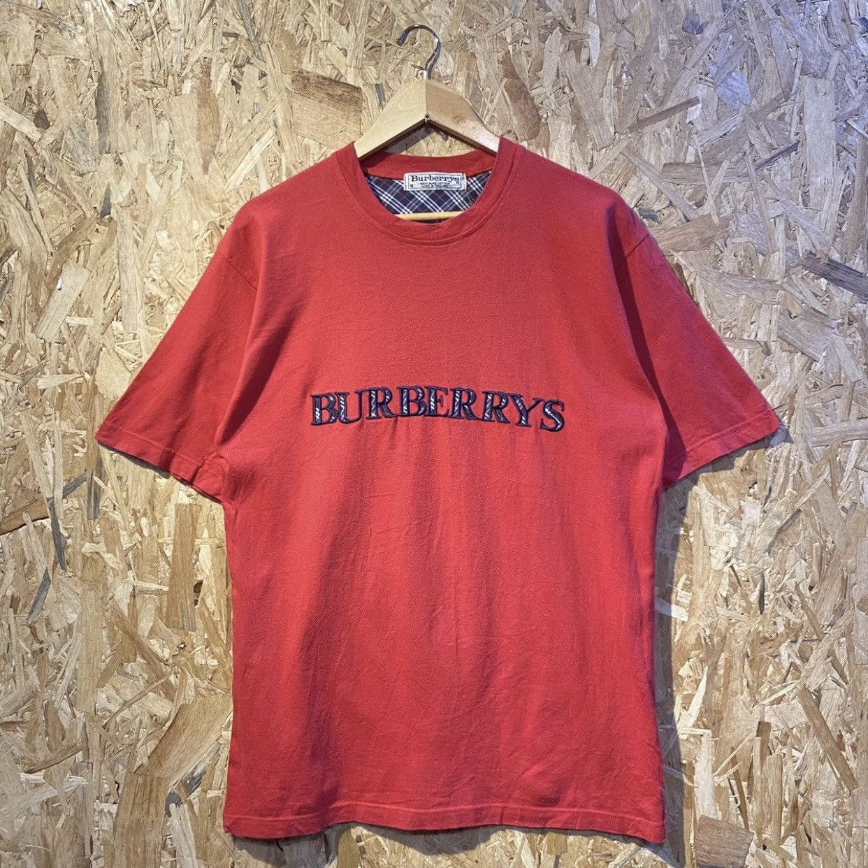 Burberry × Vintage VINTAGE Burberry London Logo Embroidered Tee Size US M / EU 48-50 / 2 - 1 Thumbnail